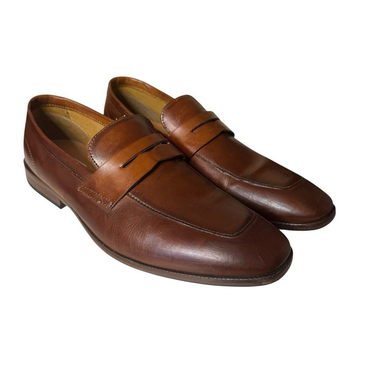 Steve Madden Steve Madden Mens Size 12 Brown Leather Derb Dress Shoes |  Grailed