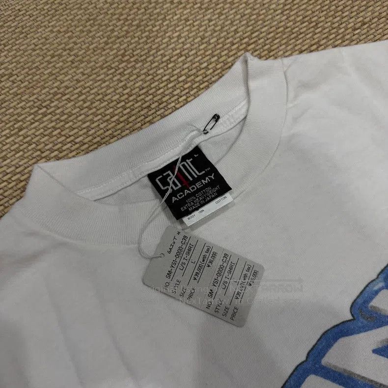 Saint Michael Saint Michael Washed and distressed white cookie long-slee Size US L / EU 52-54 / 3 - 3 Thumbnail
