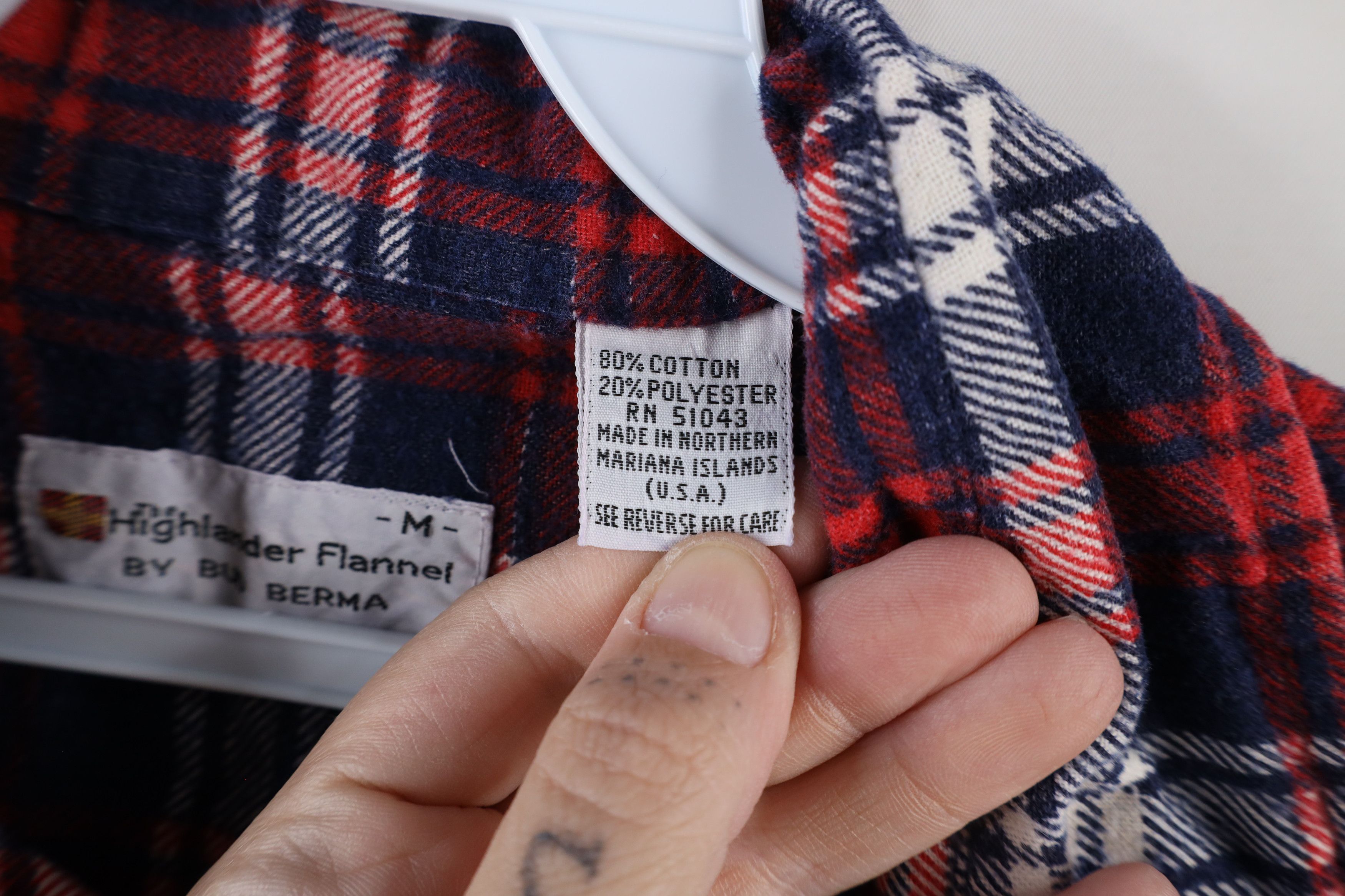 Vintage Vintage 70s Streetwear Collared Button Shirt Plaid USA Size US M / EU 48-50 / 2 - 6 Thumbnail