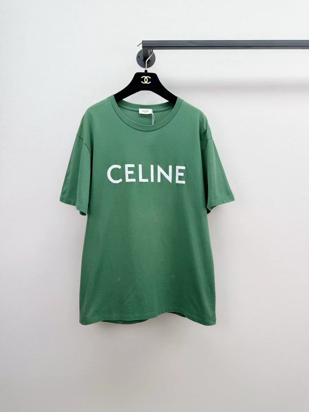 Celine Celine Classic Letter Print Short Sleeve Size US S / EU 44-46 / 1 - 1 Thumbnail