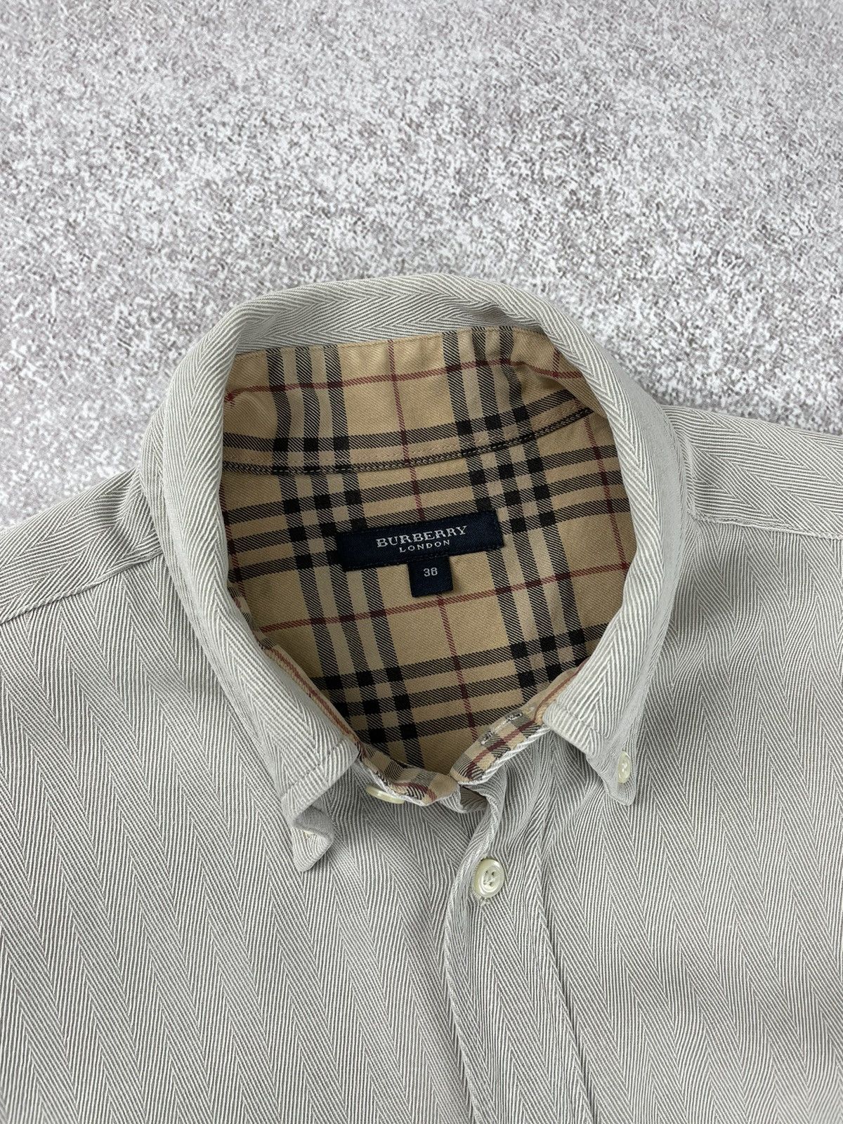 Burberry × Vintage Vintage Burberry London Long Sleeve Shirt Size US M / EU 48-50 / 2 - 6 Thumbnail