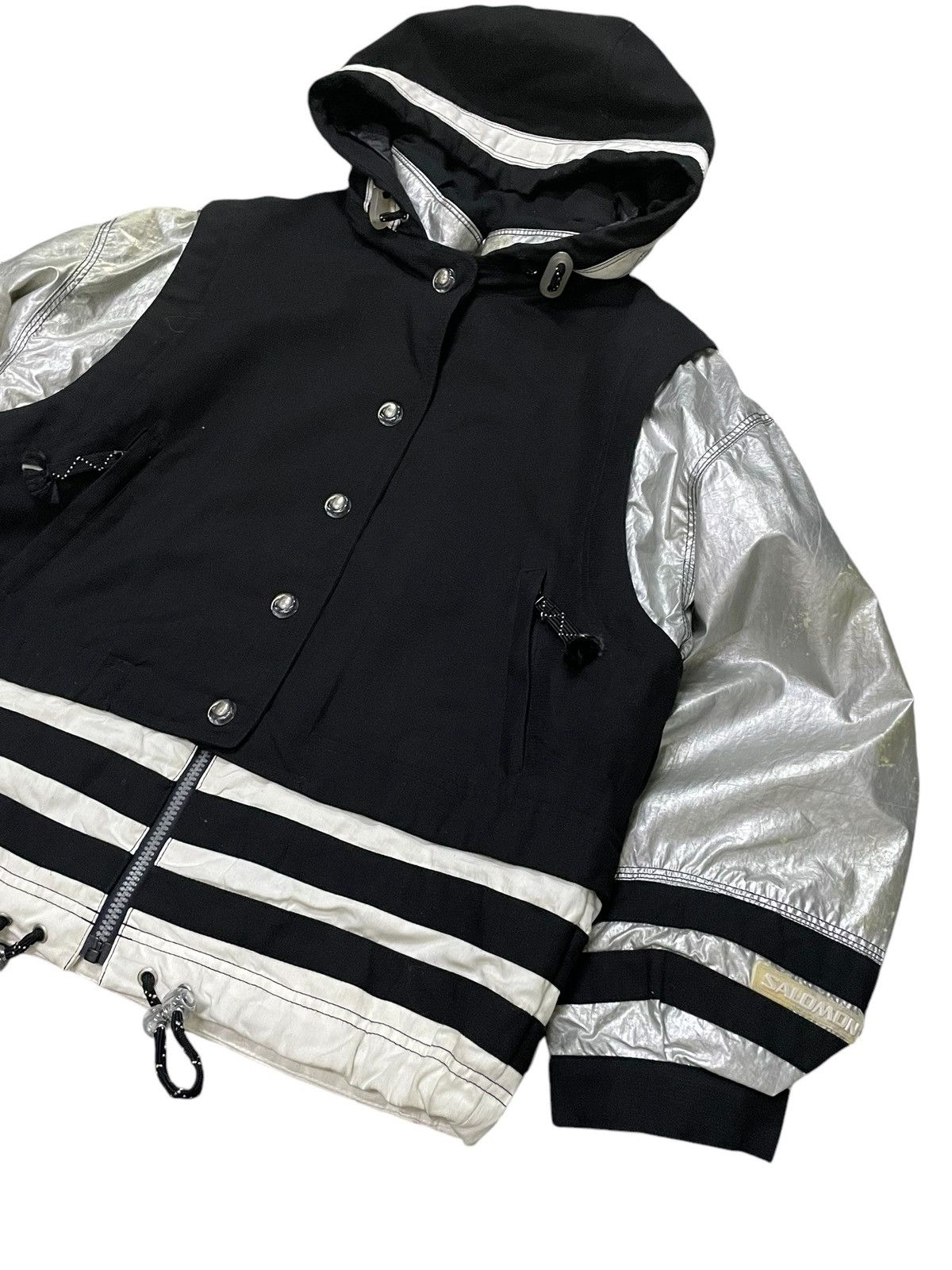 Salomon Vintage Salomon Astro Reflective Silver Coated Boxy Jacket Size US M / EU 48-50 / 2 - 5 Thumbnail
