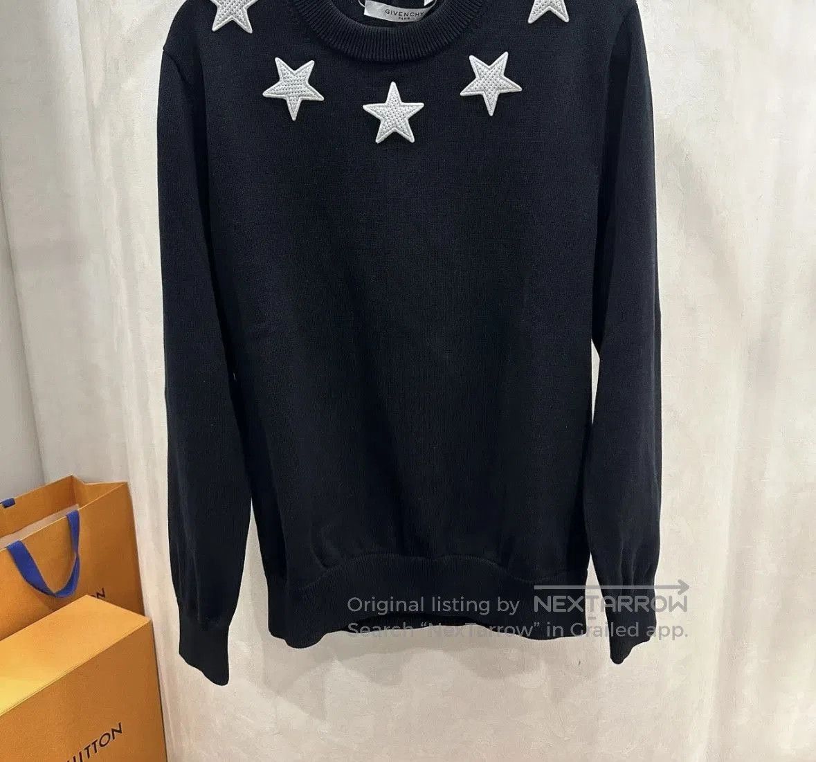 Givenchy Givenchy Black Star Knit Sweatshirt. Size US M / EU 48-50 / 2 - 2 Thumbnail