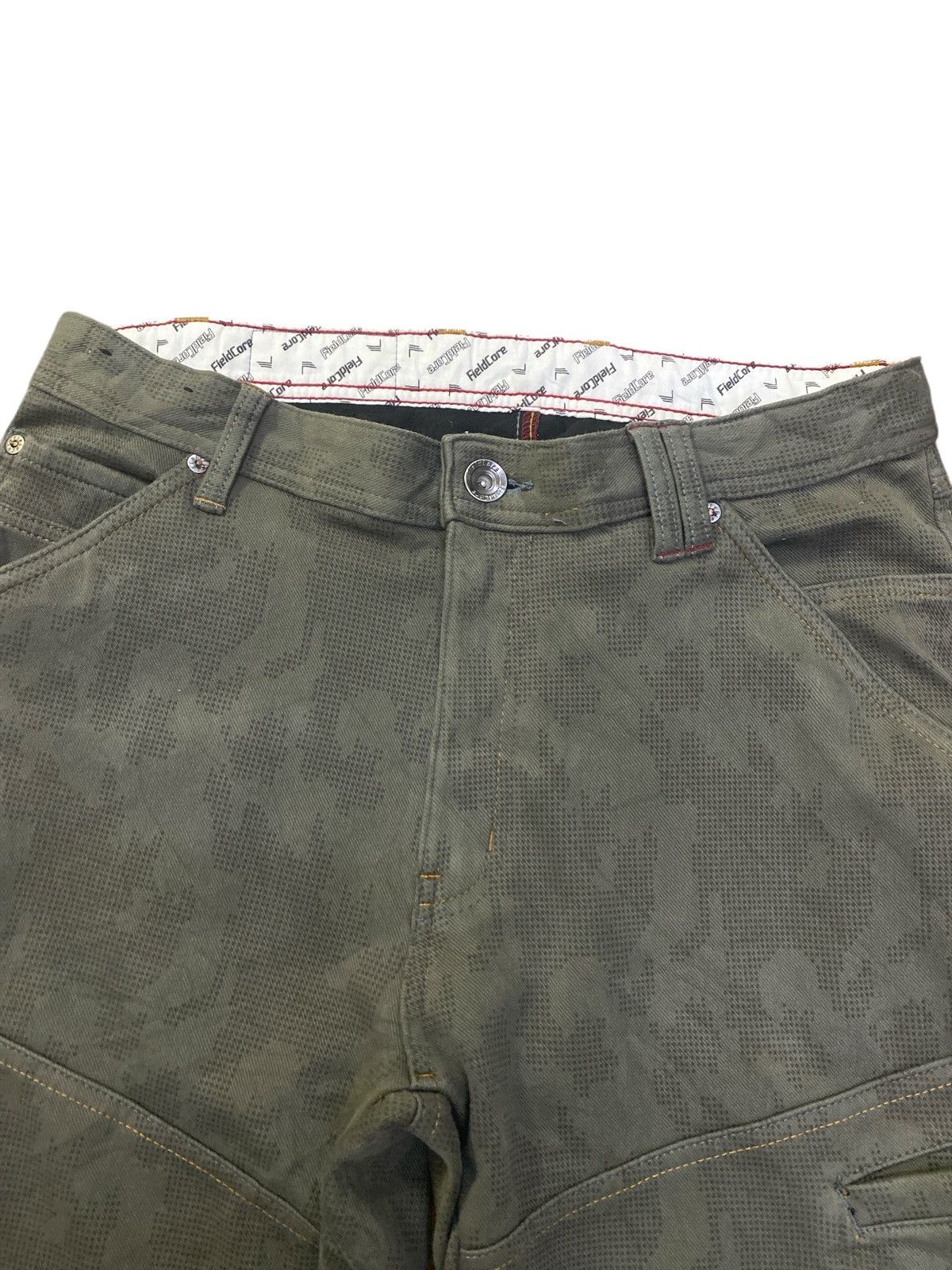 Japanese Brand Rare Field Core Curved Cargo Pants Size US 33 - 6 Thumbnail