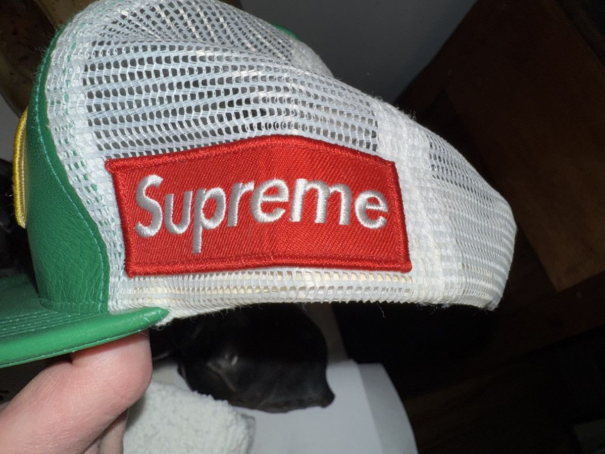 Supreme × Vanson Leathers Vanson Leather + Supreme “Trucker Hat” snapback Leather! Size ONE SIZE - 16 Thumbnail