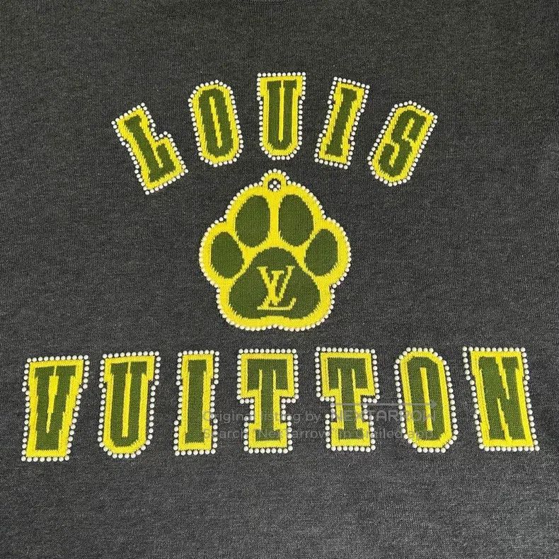 Louis Vuitton Louis Vuitton 25 New Grey Crew Neck Threaded Knitted Claw Size US M / EU 48-50 / 2 - 6 Thumbnail