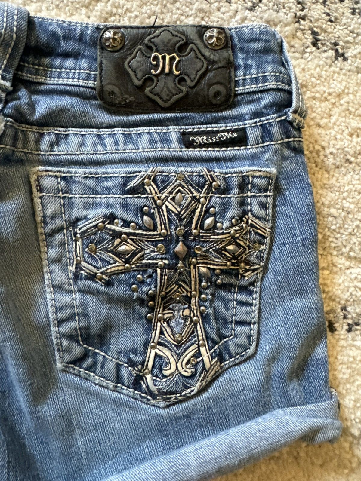 Miss Me vintage miss me jean shorts Size 26" / US 2 / IT 38 - 2 Thumbnail