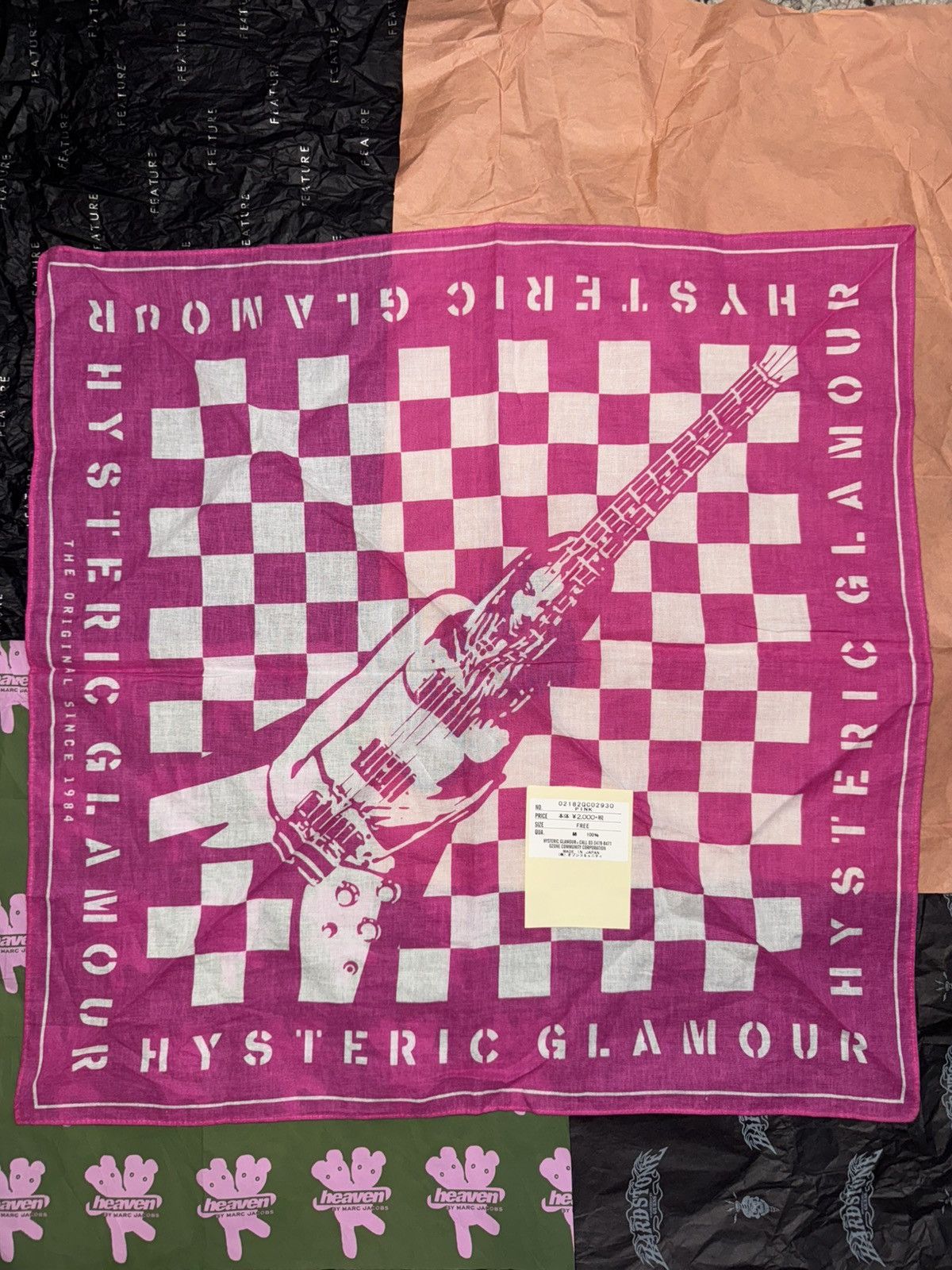 Hysteric Glamour HYSTERIC GLAMOUR GUITAR GIRL F - PINK Size ONE SIZE - 1 Thumbnail
