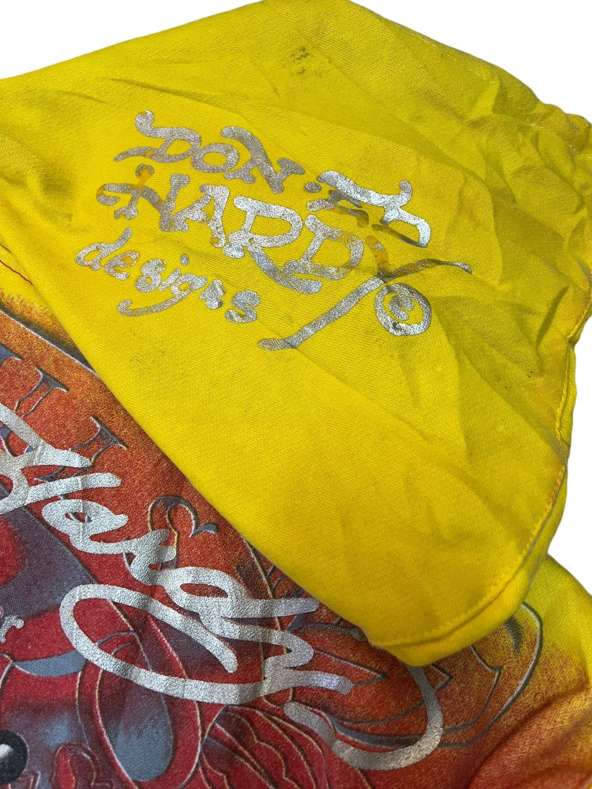 Ed Hardy × Vintage Ed Hardy Y2K Reversible Hooded Zipper Size US L / EU 52-54 / 3 - 6 Thumbnail