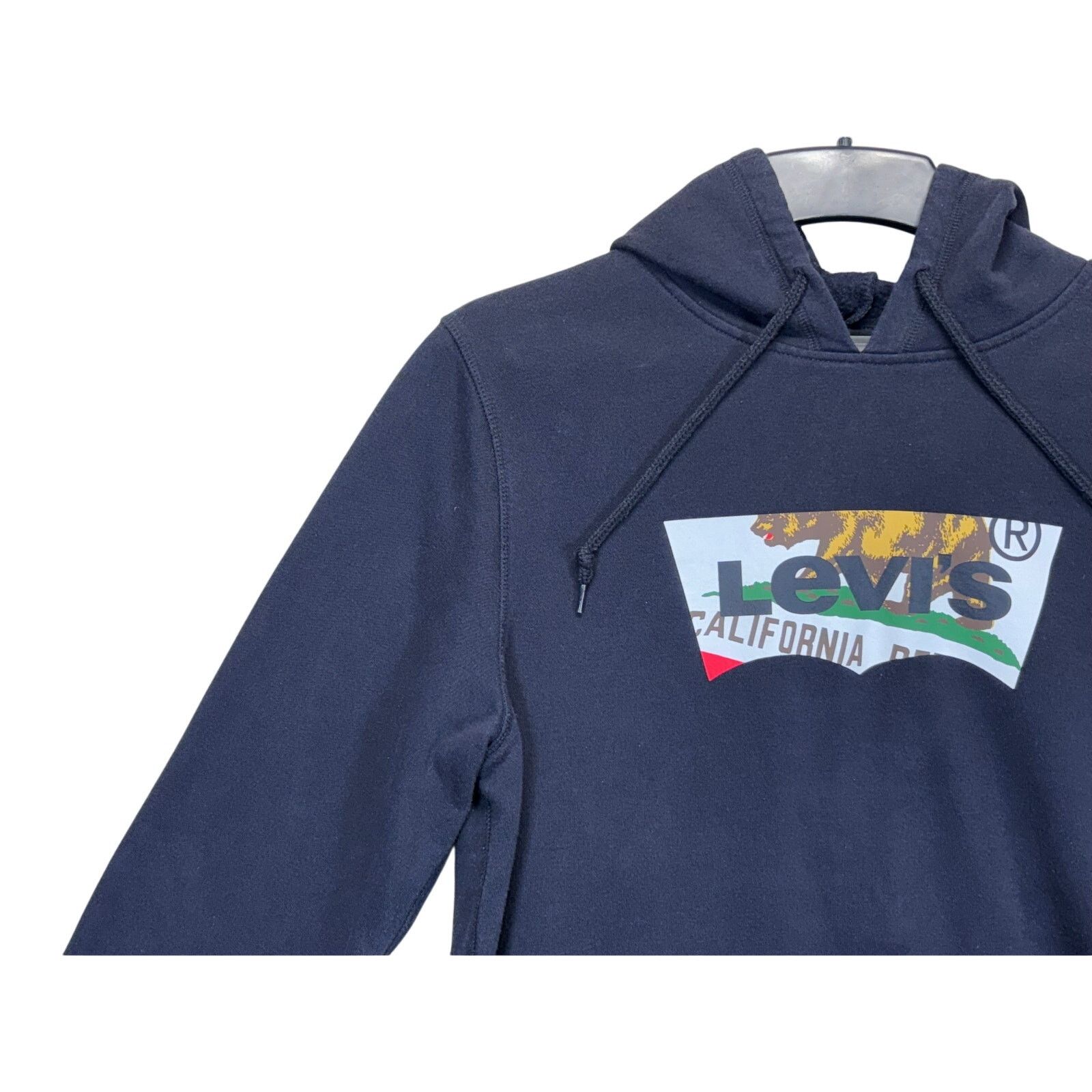 Levi's Levi’s California Republic Bear Hoodie Men’s Medium Navy Size US M / EU 48-50 / 2 - 9 Thumbnail
