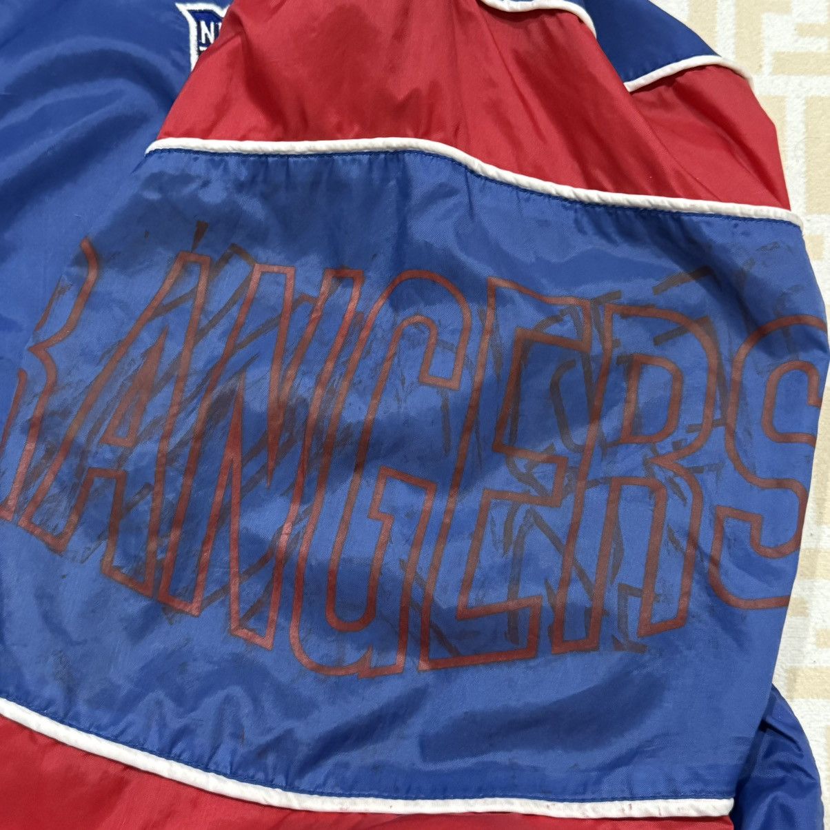 NHL Vintage Starter New York Rangers Windbreaker Jacket Size US XL / EU 56 / 4 - 4 Thumbnail
