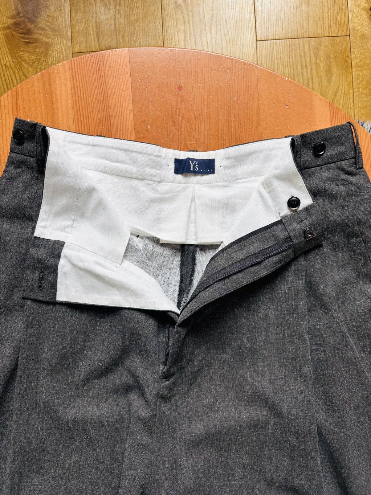 Yohji Yamamoto Yohji Yamamoto Grey Sarouel Trousers Size US 34 / EU 50 - 5 Thumbnail