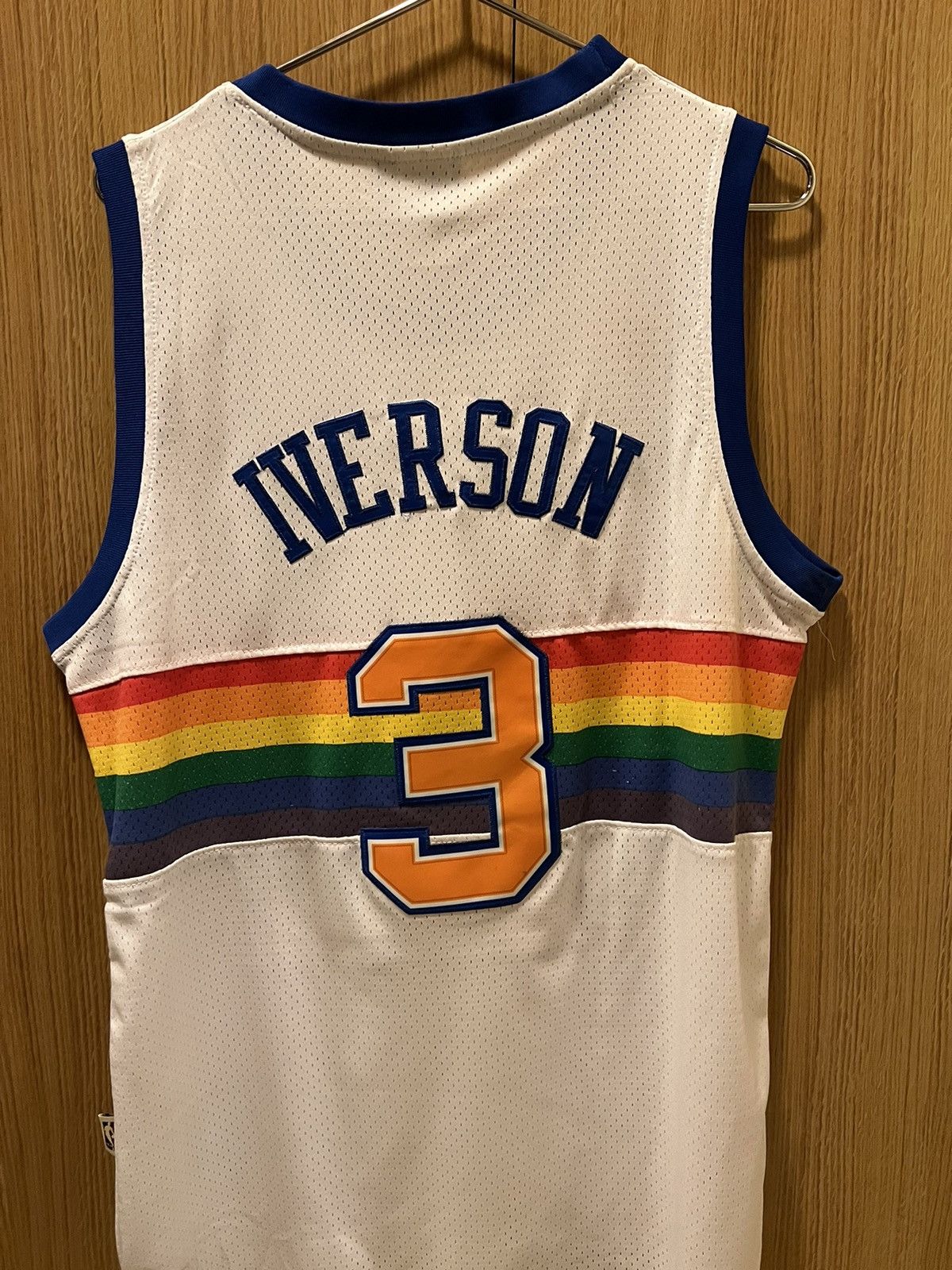 アディダス NBA ナゲッツ アイバーソン A.I. アウェイ ユニフォーム L アディダス NBA ナゲッツ アイバーソン A.I. アウェイ