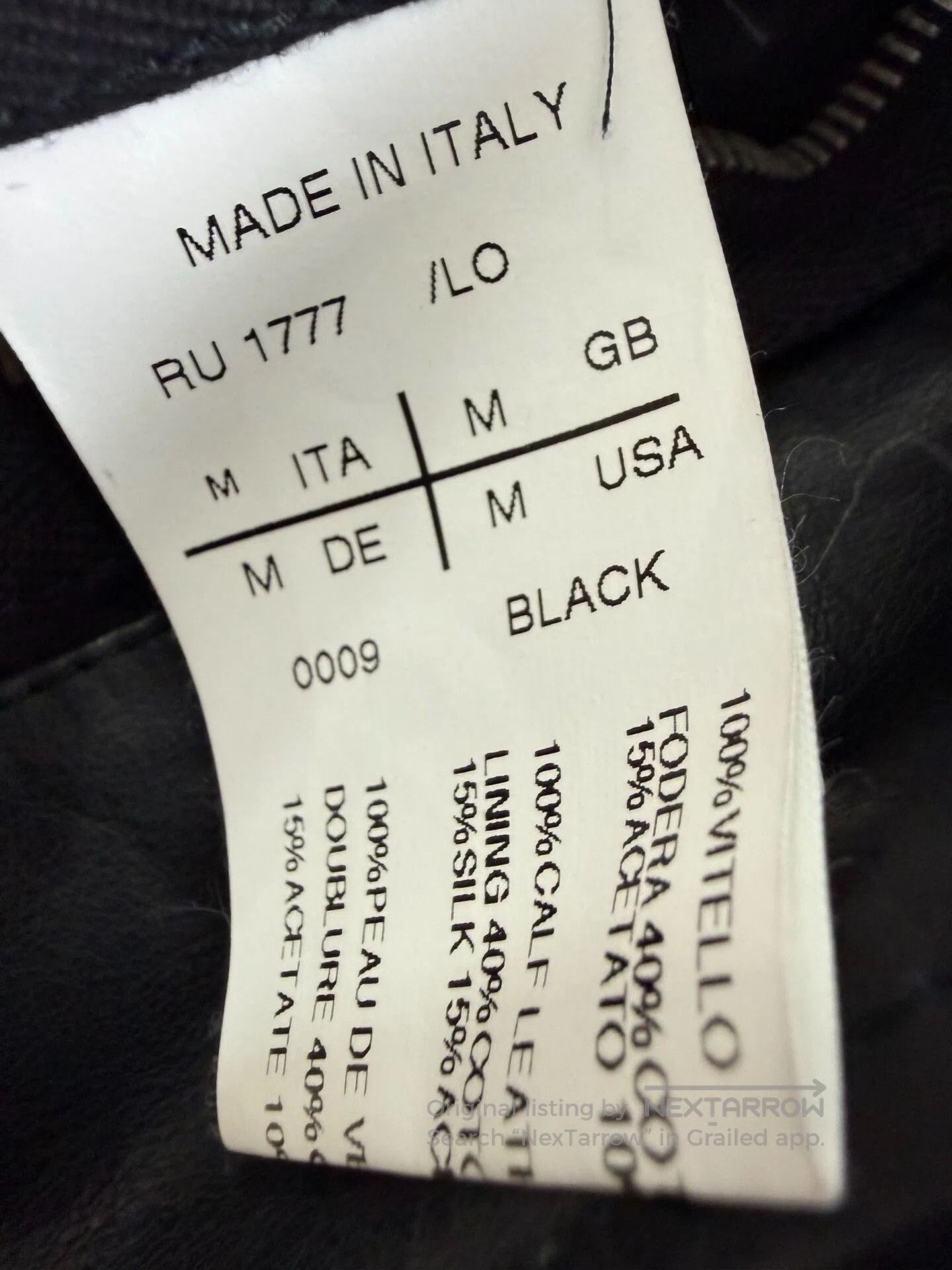 Rick Owens Rick Owens Stand Collar Biker Jacket. Size US M / EU 48-50 / 2 - 9 Thumbnail