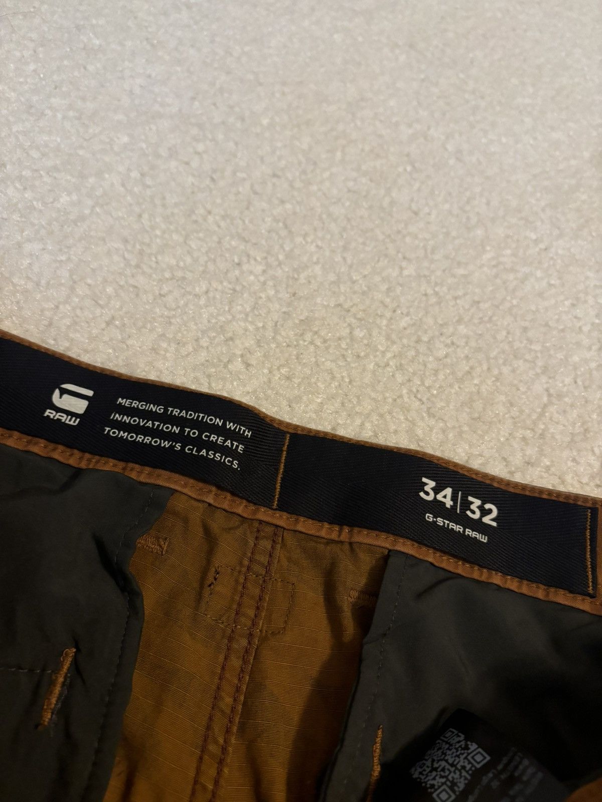 G-Star G Star Raw R-3N Straight Ripstop Cargo Pants Island Camo Size US 34 / EU 50 - 4 Thumbnail