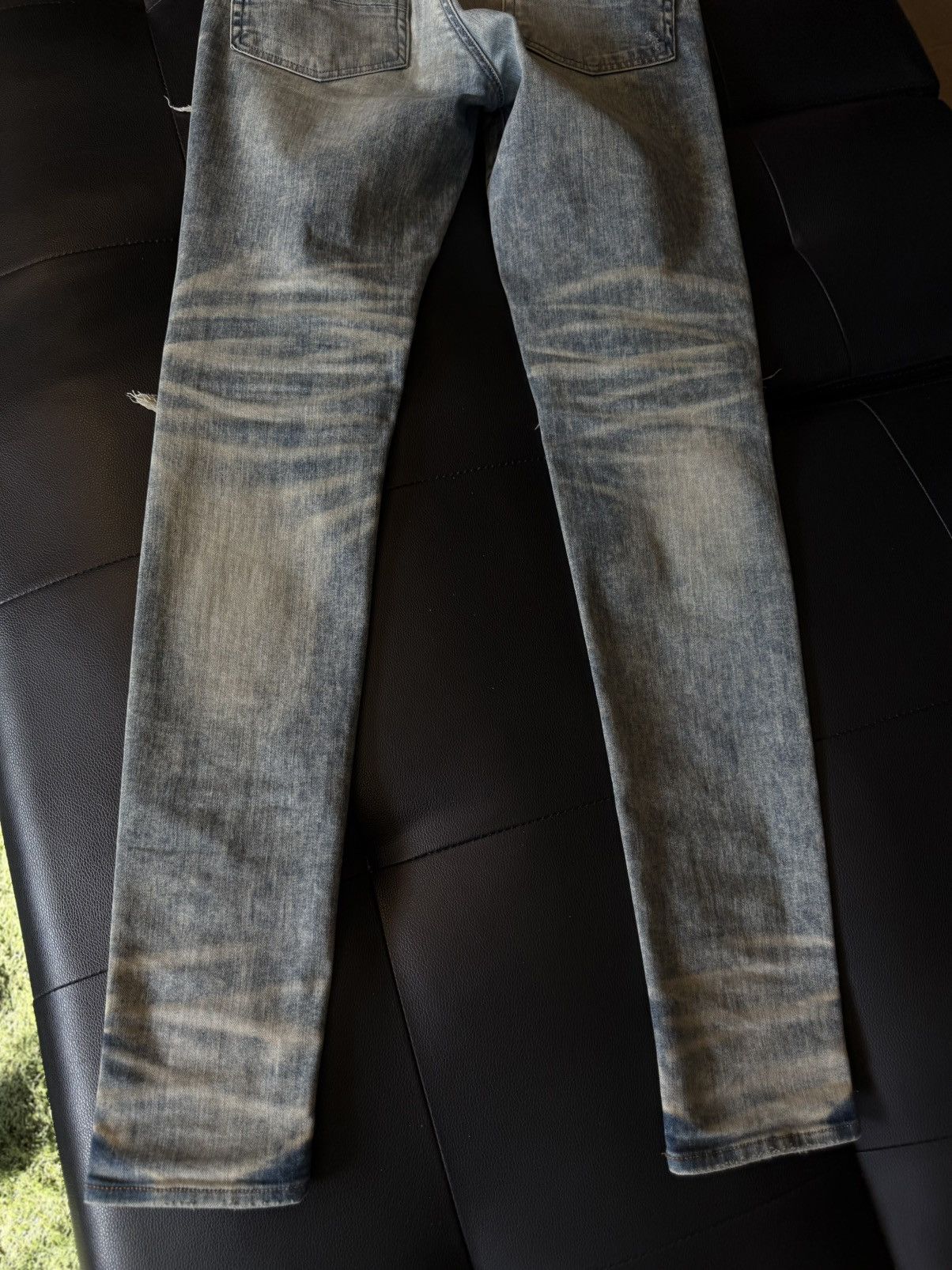 Amiri Amiri Blue Jeans Black Bandanna Patch Size 31 Flawless 🧼 Size US 31 - 9 Thumbnail