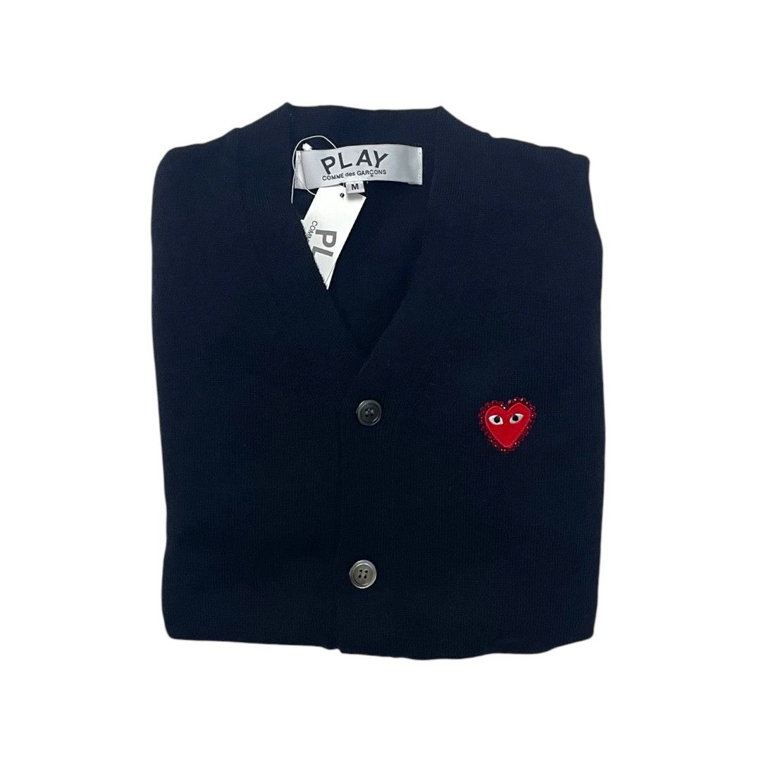 Comme des Garcons PLAY COMME des GARÇONS PLAY Cardigan Red Heart Logo Size M / US 6-8 / IT 42-44 - 3 Thumbnail