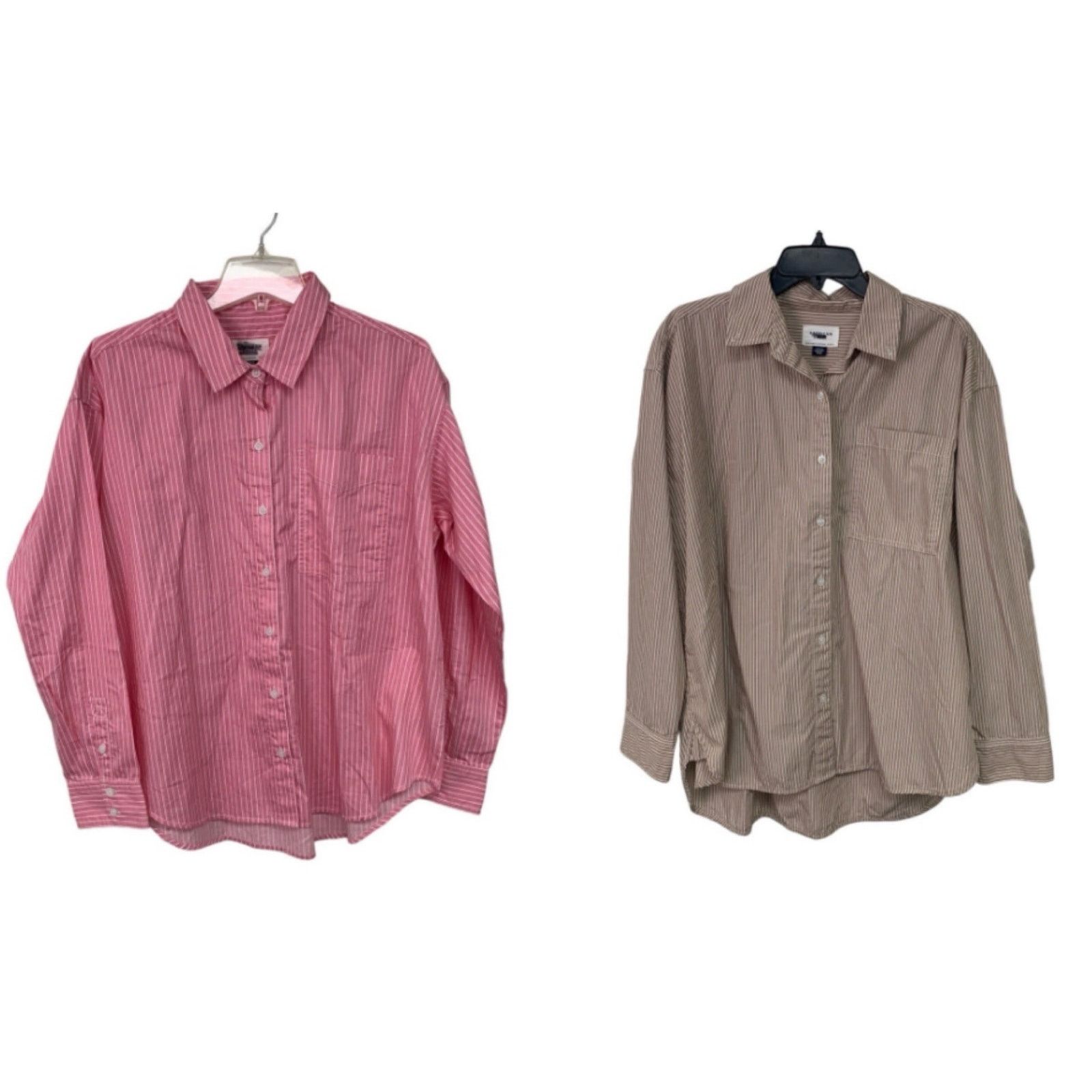 American Eagle Outfitters 2 New American Eagle Womens Medium Button Down Shirts Size M / US 6-8 / IT 42-44 - 1 Thumbnail