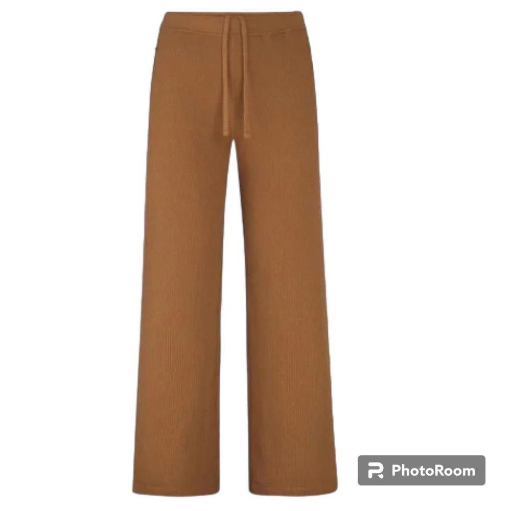 Designer CT741a Skims NWT Waffle Loose Pant Camel 3X Size 42" / US 20 - 1 Thumbnail