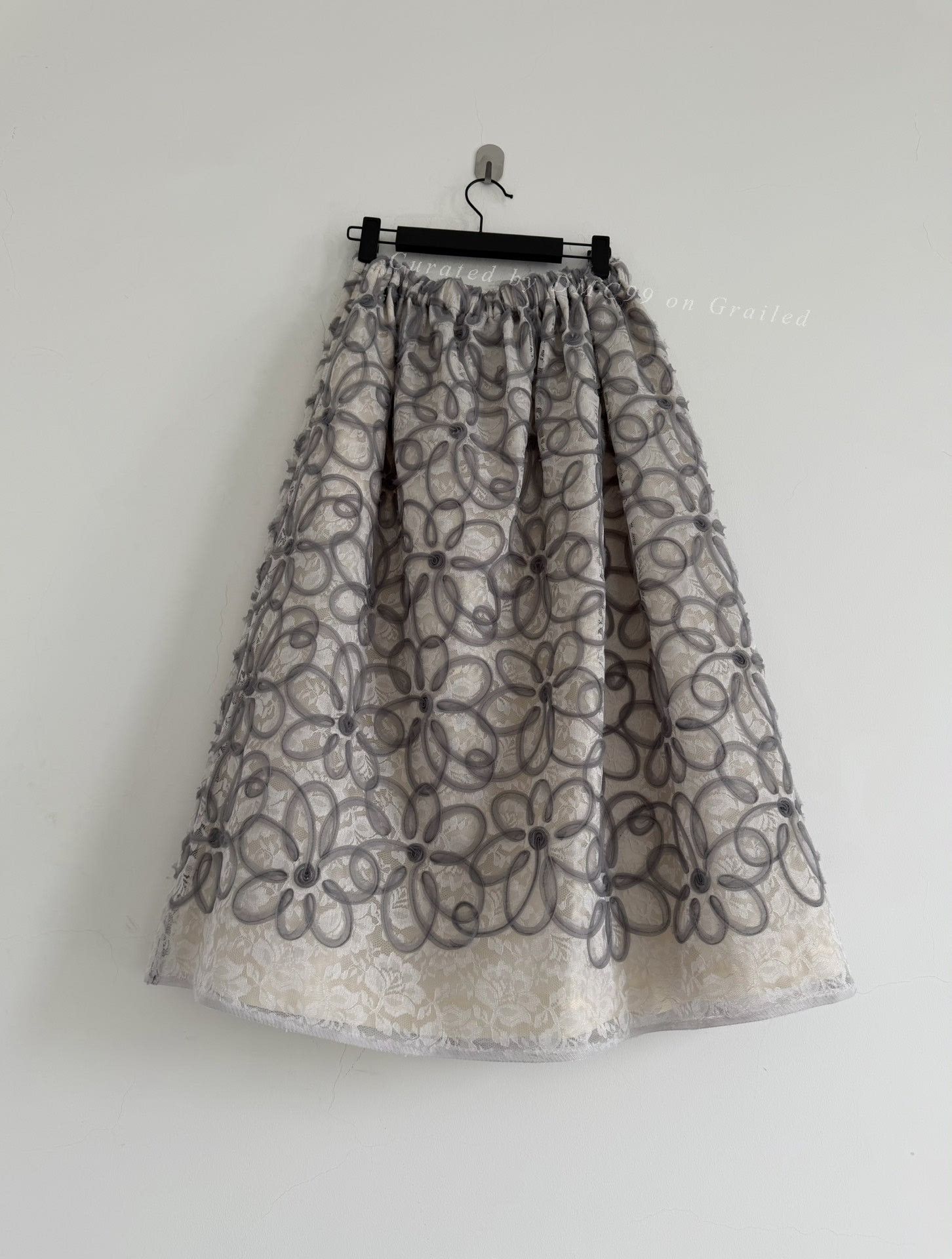 Comme des Garcons Comme des Garçons 2016 Tricot Lace Skirt Size 32" / US 10 / IT 46 - 1 Thumbnail