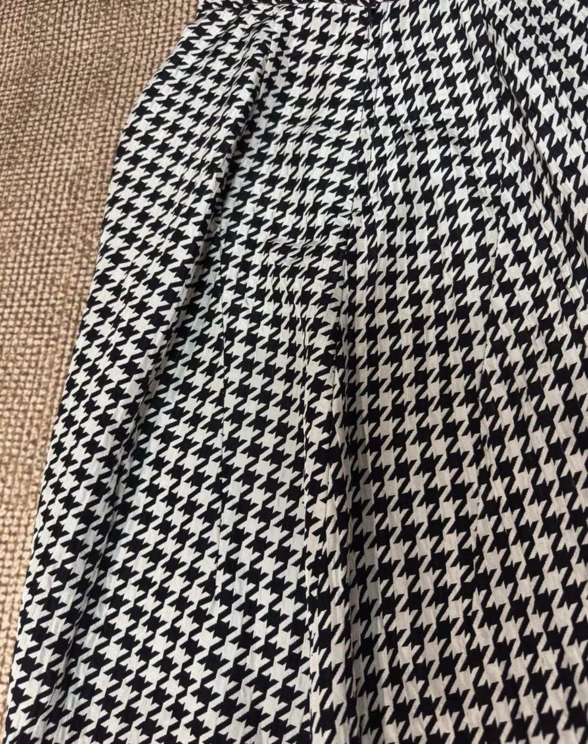 Comme des Garcons Comme des Garçons Houndstooth Pleated Long Skirt K23 Size 25" / US 0 / IT 36 - 4 Thumbnail