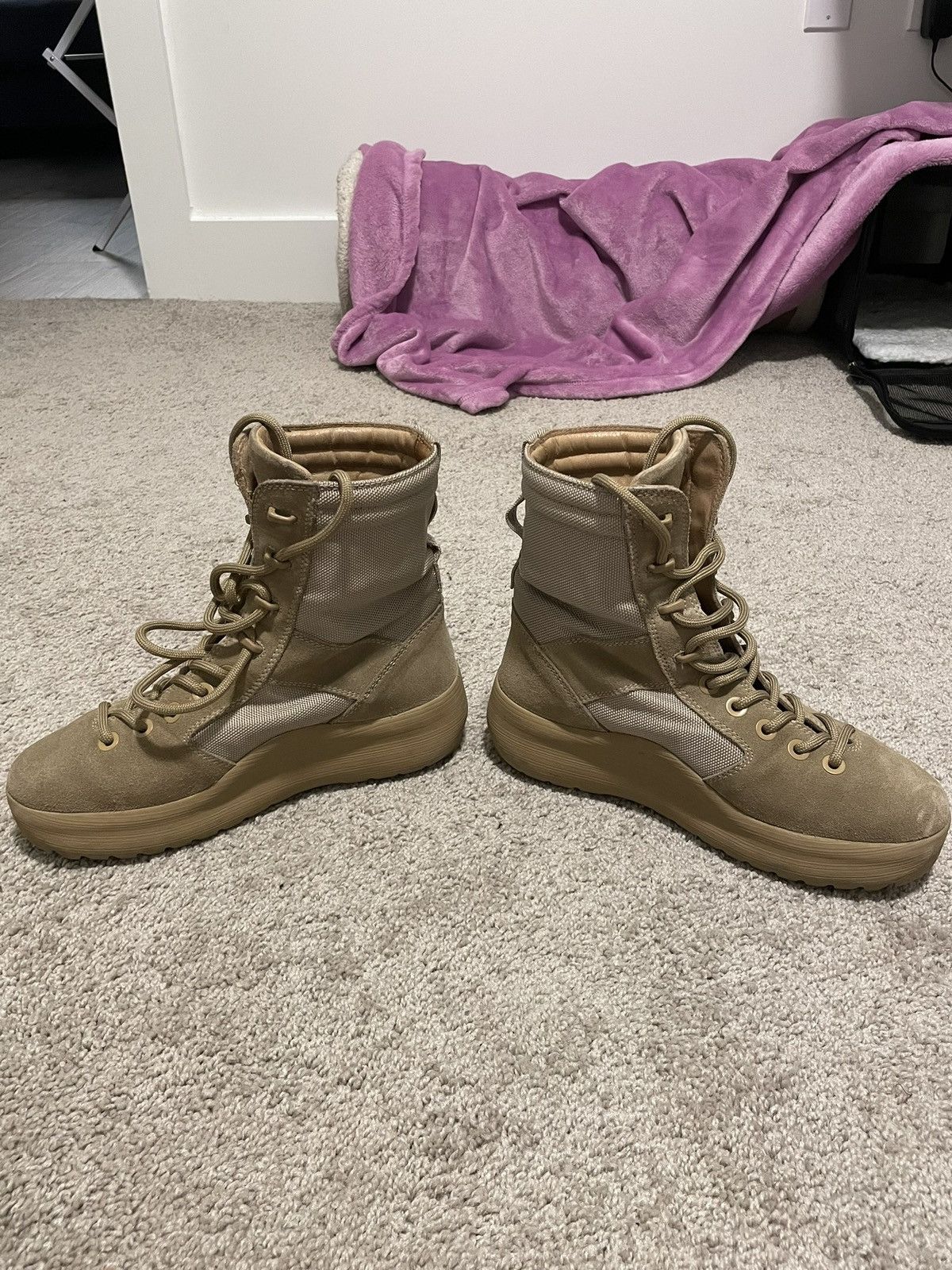 Kanye West Yeezy Season 3 Military Boots - Sand | Grailed