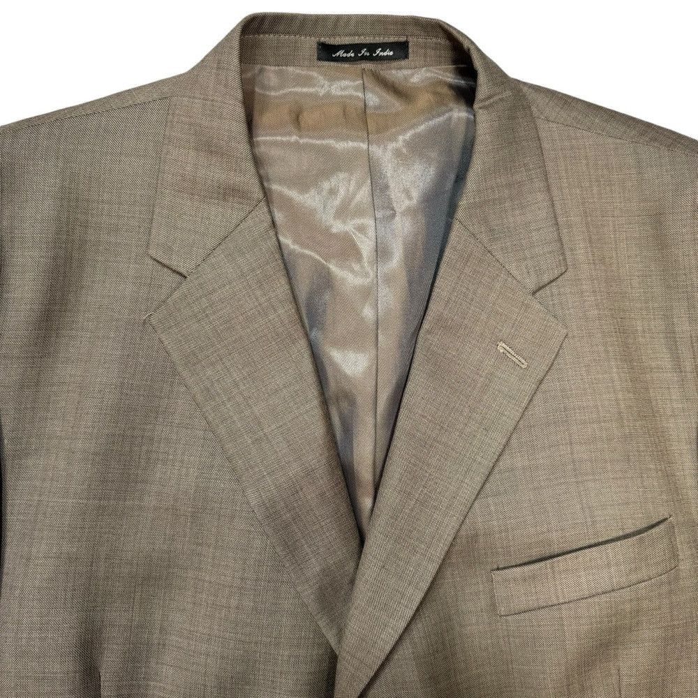 Perry Ellis NWT New Perry Ellis Portfolio Wool Brown Blazer Size 48 L Size 48L - 1 Thumbnail