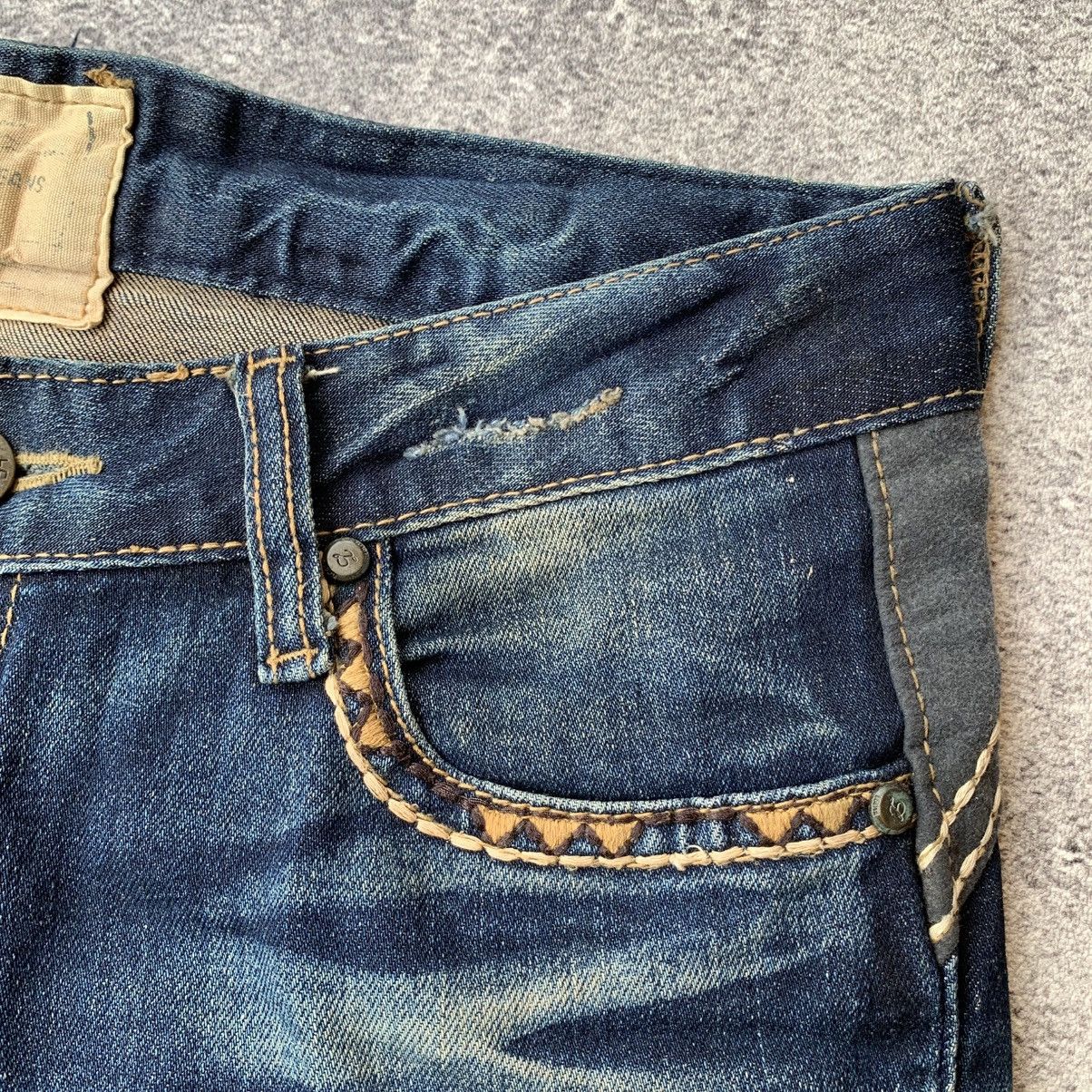 Le Grande Bleu (L.G.B.) Lolita Mudwash Clawmark Jeans Size US 31 - 11 Thumbnail