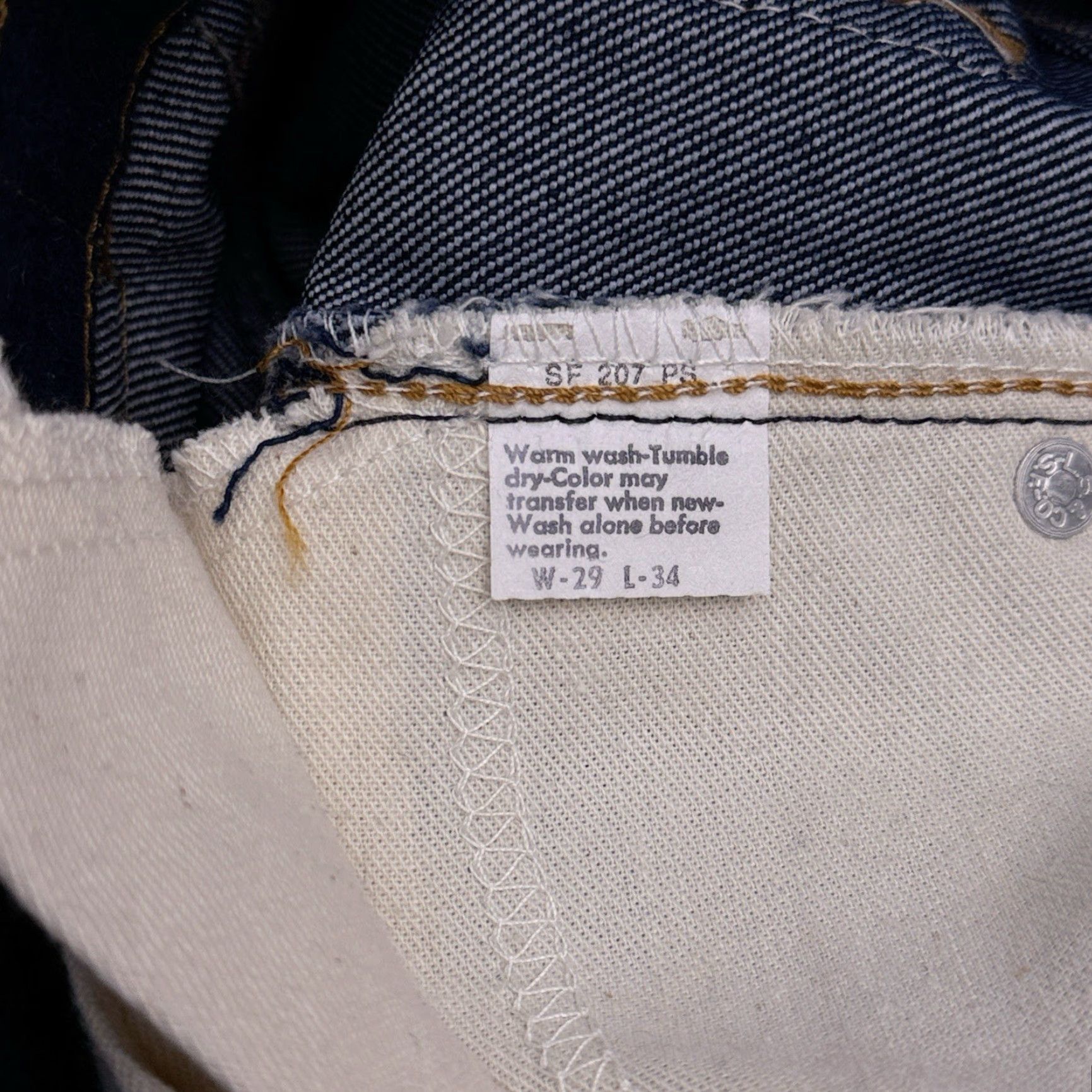 Levi's VINTAGE Levi's 509 Jeans Mens 29x34 Orange Tab USA 1984 Olympics New Size US 29 - 5 Thumbnail