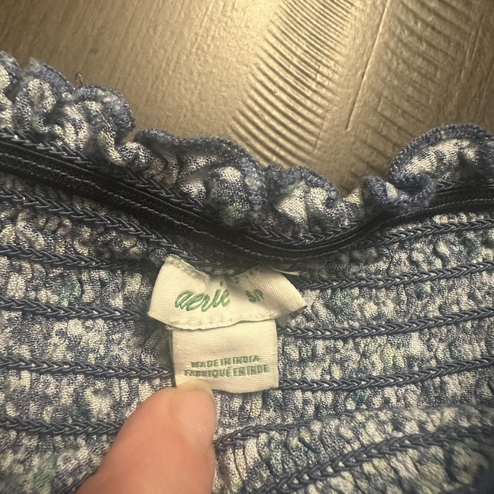 Other Aerie Women's Blue and Multi Crop-top Size S / US 4 / IT 40 - 3 Thumbnail