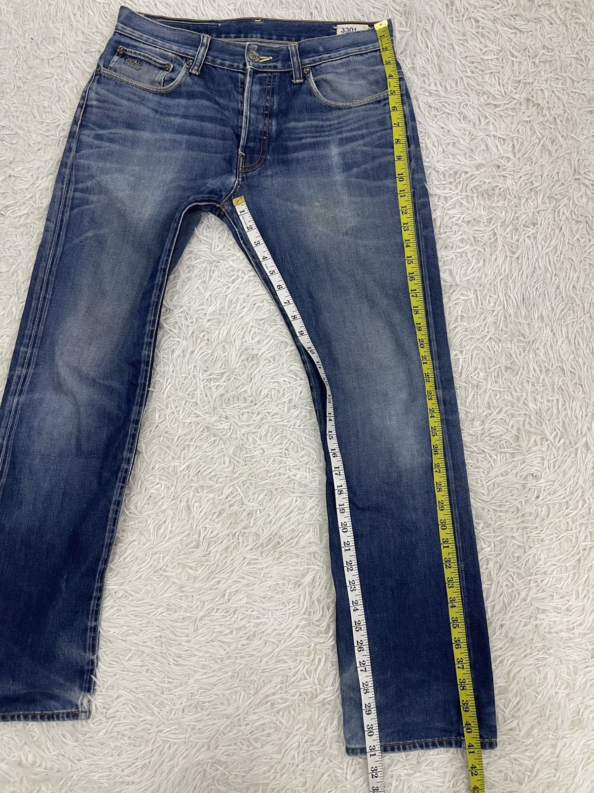 G-Star G Star Raw Denim 3301 Straight Jeans Pant Size US 34 / EU 50 - 16 Thumbnail