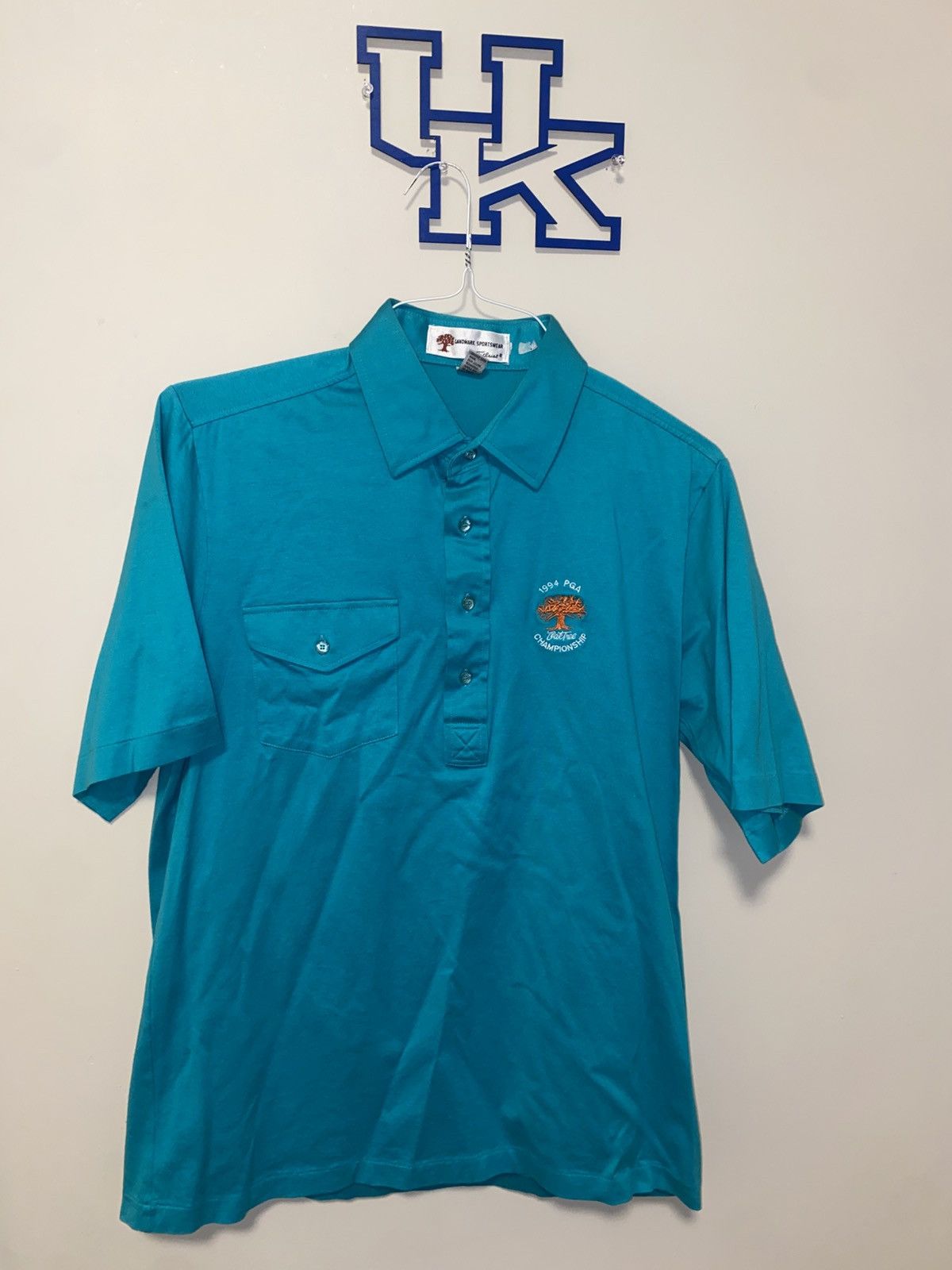 Vintage Landmark Sportswear 1994 Golf Polo Size US L / EU 52-54 / 3 - 2 Thumbnail