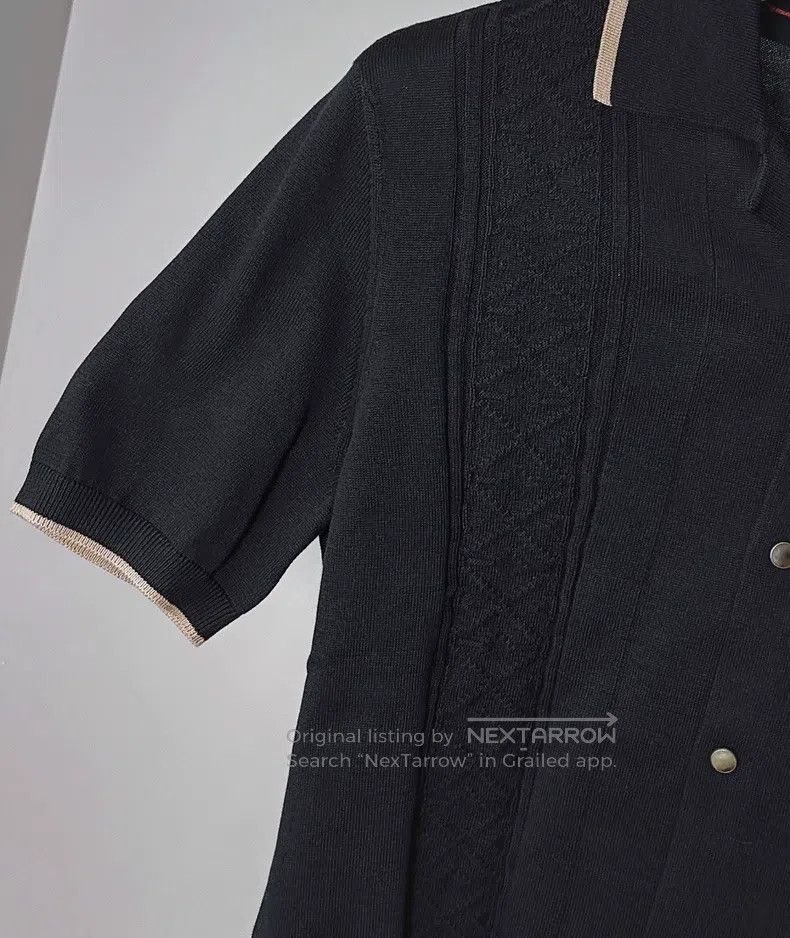 Brunello Cucinelli Brunello Cucinelli Men's short-sleeve knit cardigan Size US M / EU 48-50 / 2 - 5 Thumbnail