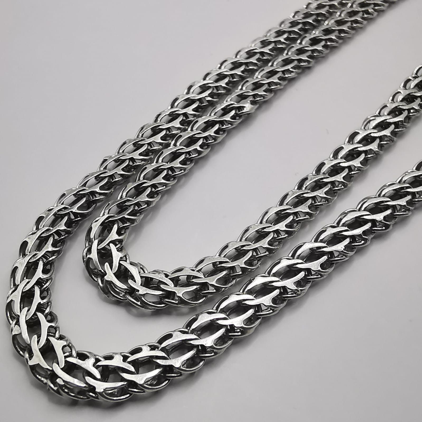 Sterling Silver Vintage Fine Jewelry Chain, 925 Sterling Silver 13,46 g Size ONE SIZE - 8 Thumbnail