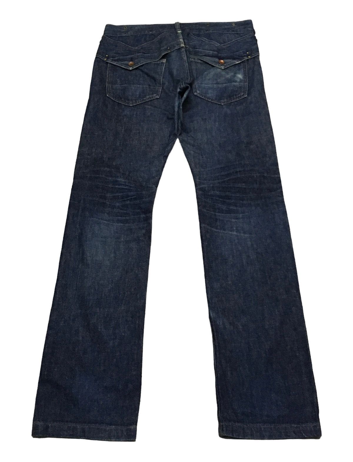 14th Addiction × Le Grande Bleu (L.G.B.) × Paul Smith Red Ear Rare Design Vintage Brand Paul Smith Red Ear Jeans 2000s Size US 36 / EU 52 - 2 Thumbnail