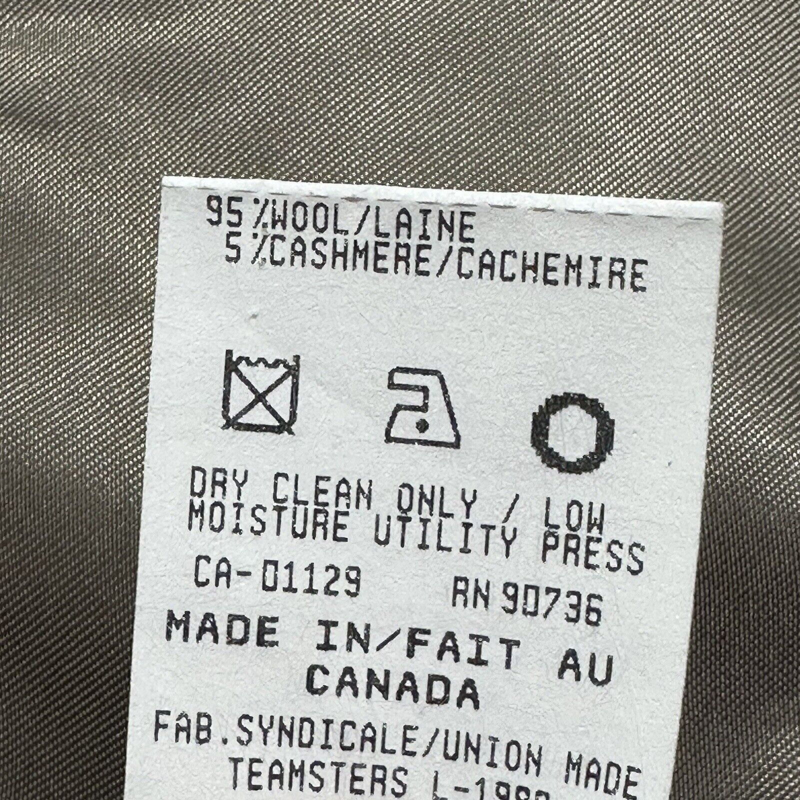 Ralph Lauren Ralph Lauren 46R Wool + Cashmere Suit Jacket Dark Brown Coat Size 46R - 8 Thumbnail