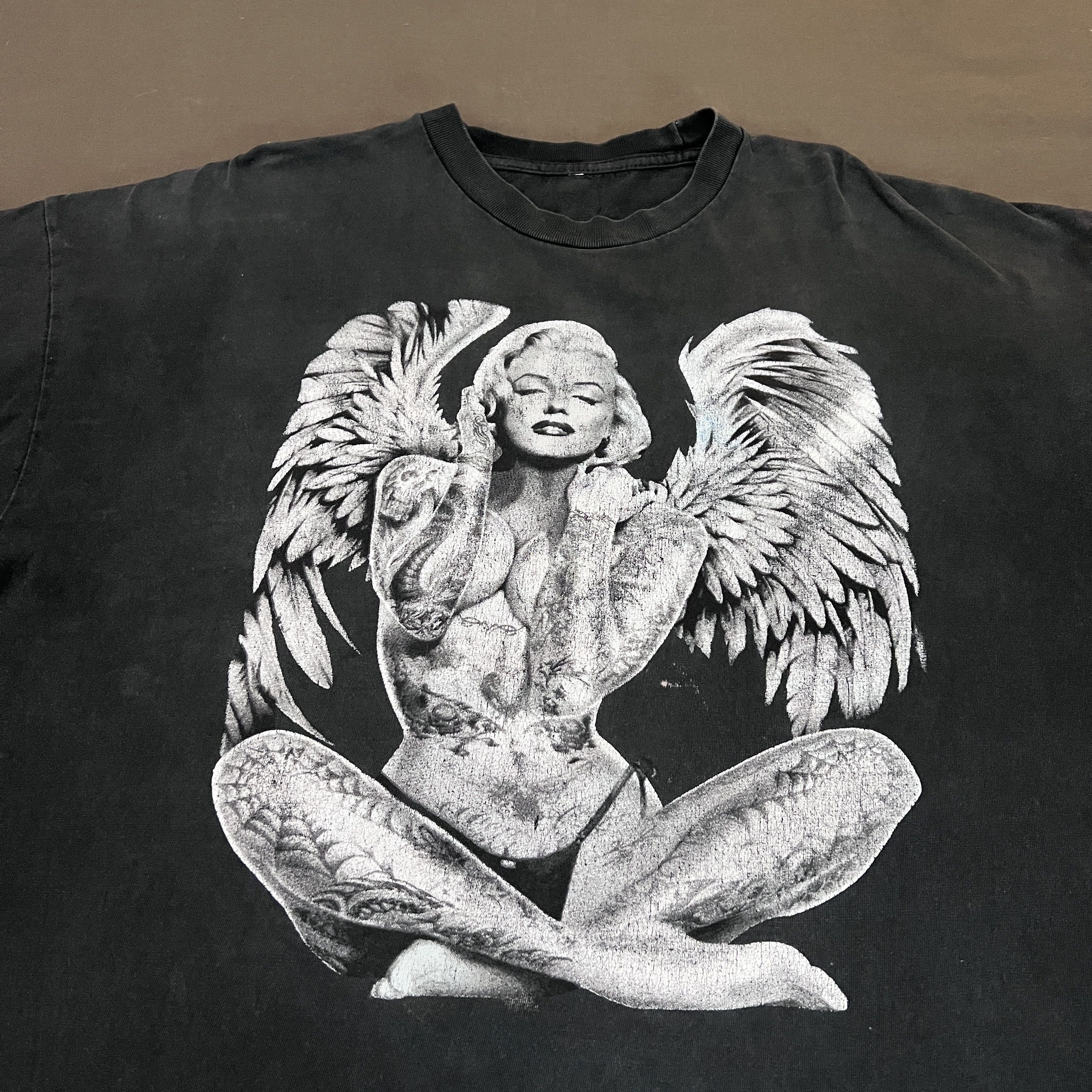 Star Of Hollywood × Vintage Vintage Y2K Marilyn Monroe actress Promo Tee Faded Size US XXL / EU 58 / 5 - 5 Thumbnail