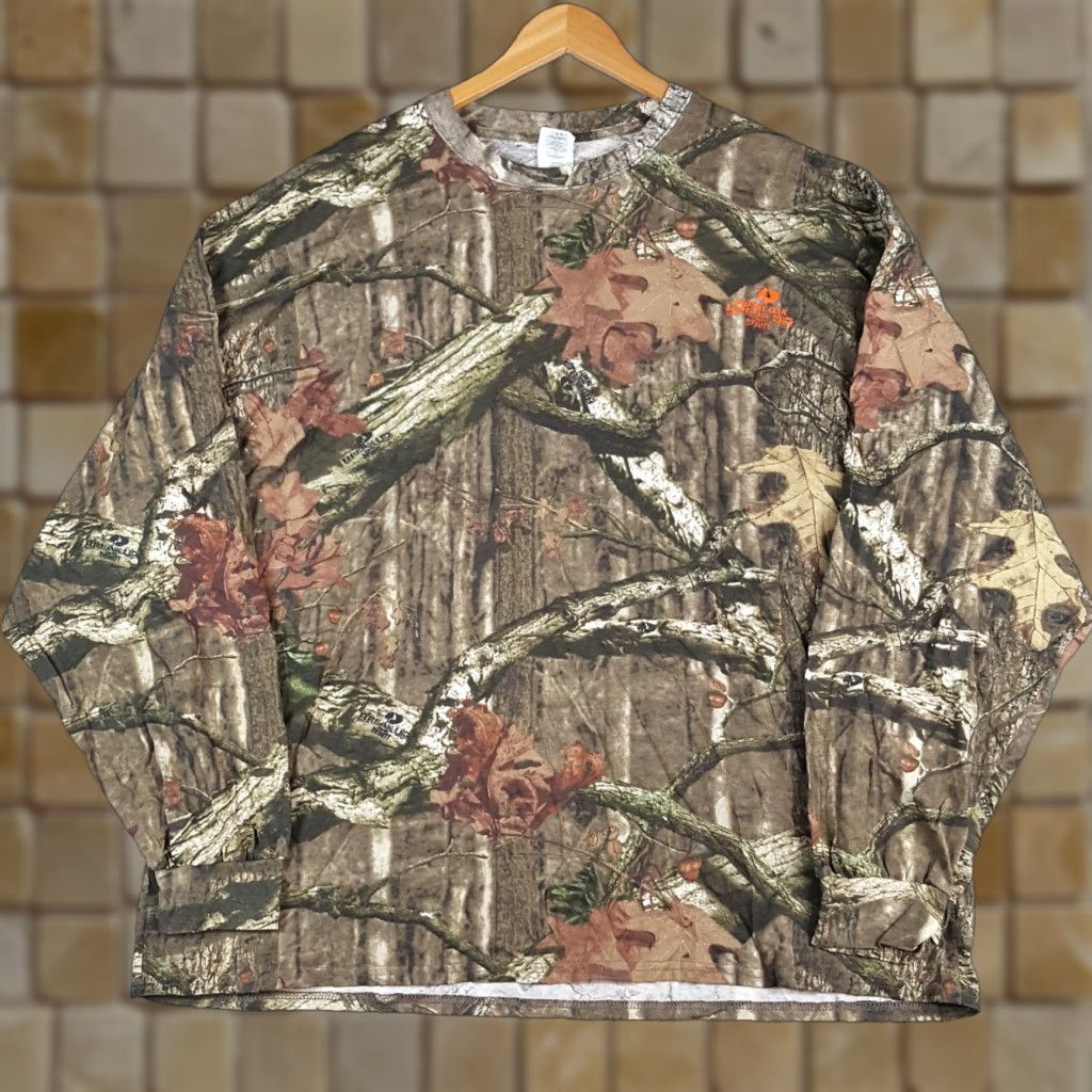 Vintage VINTAGE Mossy Oak Break Up Camo Long Sleeve Hunting Tee Men's 3XL Hunter T Shirt Show details? Size US XXL / EU 58 / 5 - 1 Thumbnail