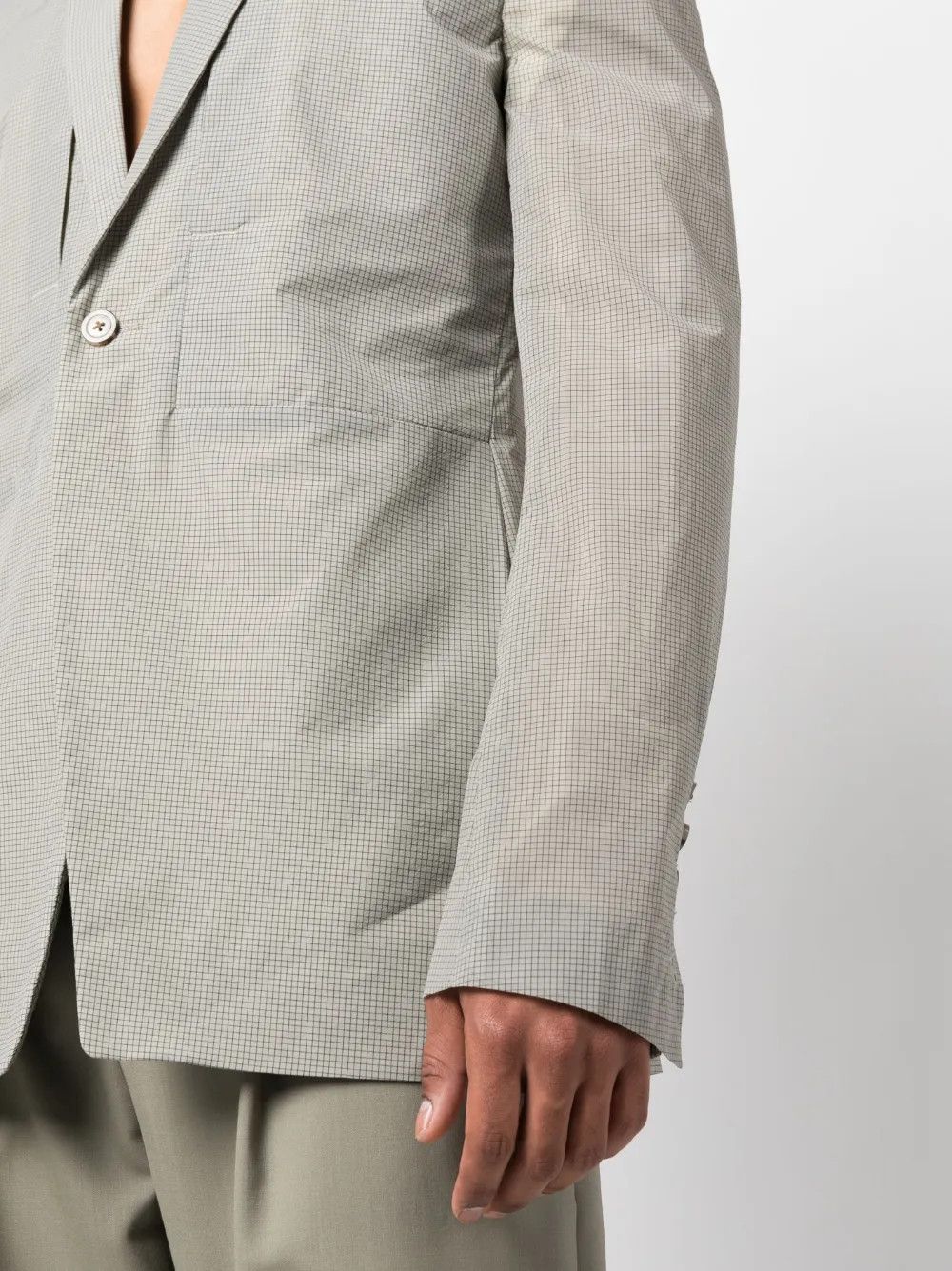 Rick Owens o1y0325 Blazer in Grey Size US M / EU 48-50 / 2 - 2 Thumbnail