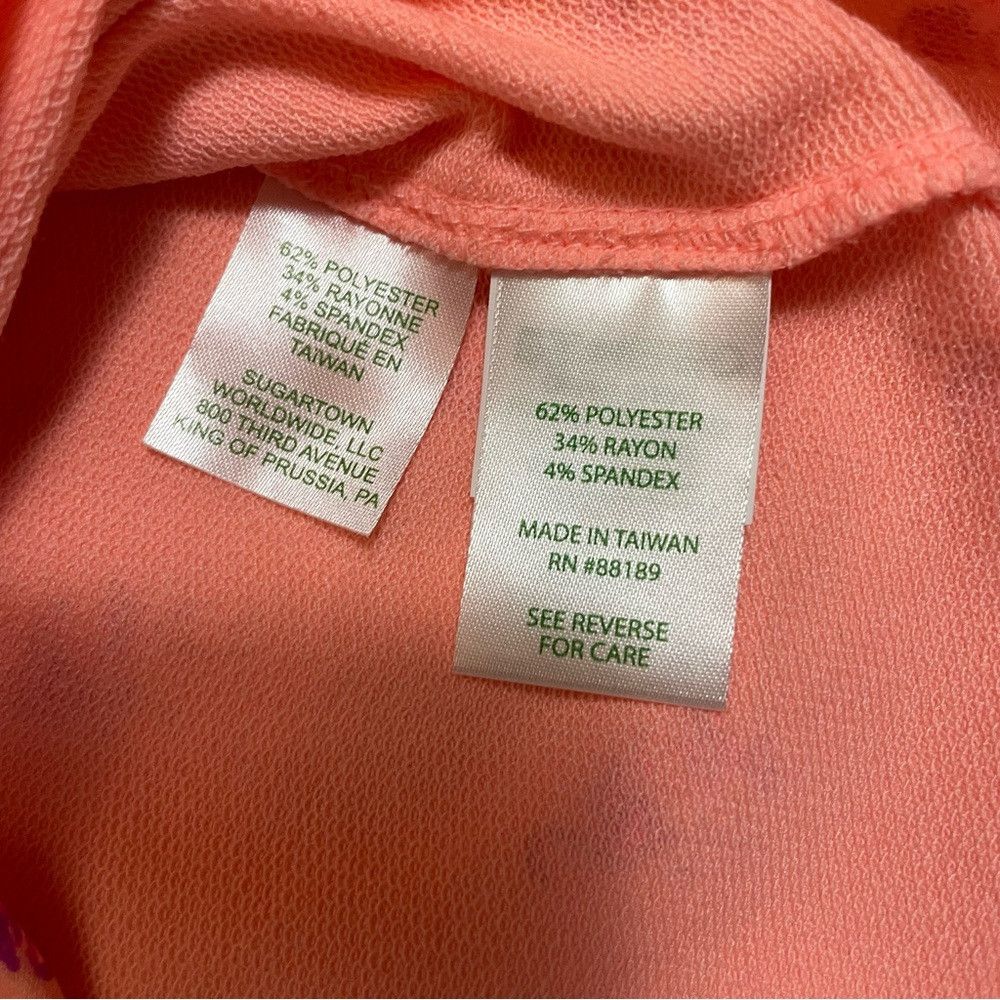 Lilly Pulitzer NWT New $108 Lilly Pulitzer Jansen Peach Flamingo Sweatshir Size XXS / US 00 / IT 34 - 8 Thumbnail