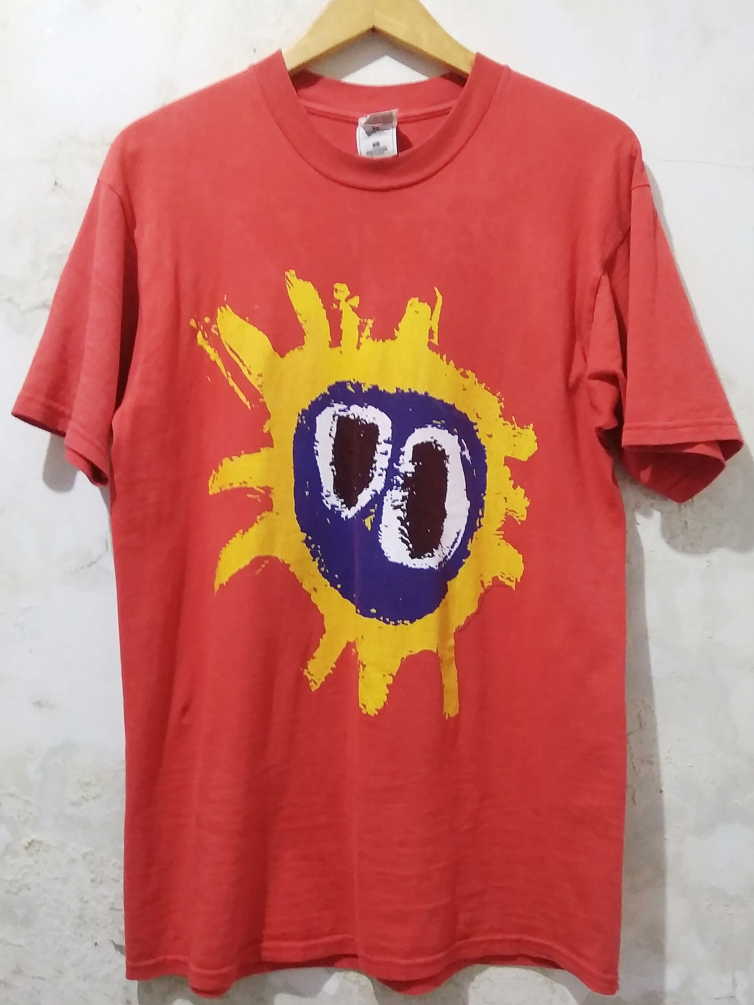 Rare OG 90s Primal Scream screamadelica t shirt oasis blur