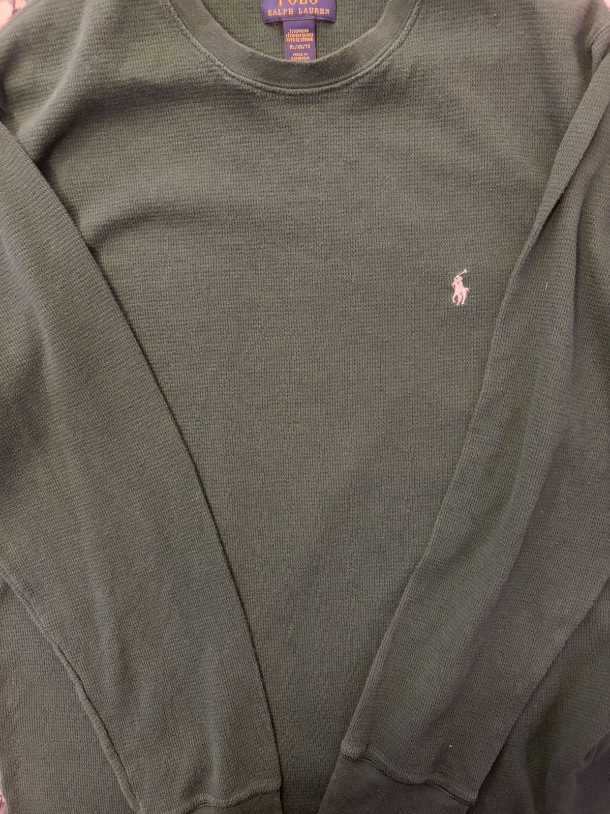 Polo Ralph Lauren Polo Ralph Lauren green thermal long sleeve Size US XL / EU 56 / 4 - 5 Thumbnail