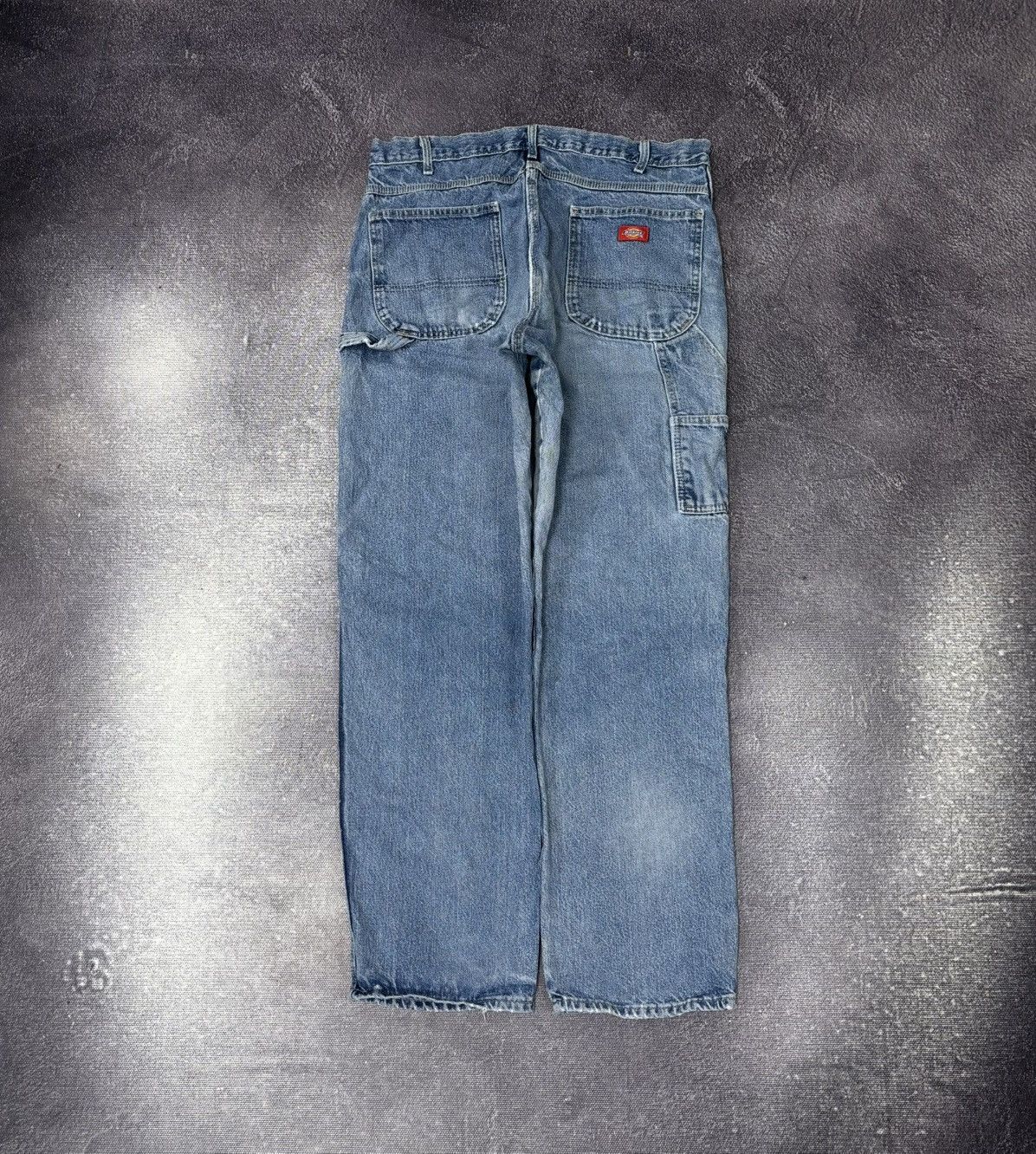 Dickies Vintage Dickies USA Workwear Faded Blue Denim Baggy Jeans Size US 36 / EU 52 - 1 Thumbnail
