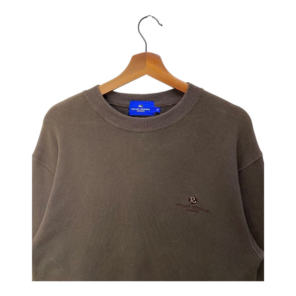 Hiroko Koshino Homme Japanese Brand Hiroko Koshino Sweatshirt Big Spellout Size M Size US M / EU 48-50 / 2 - 2 Thumbnail