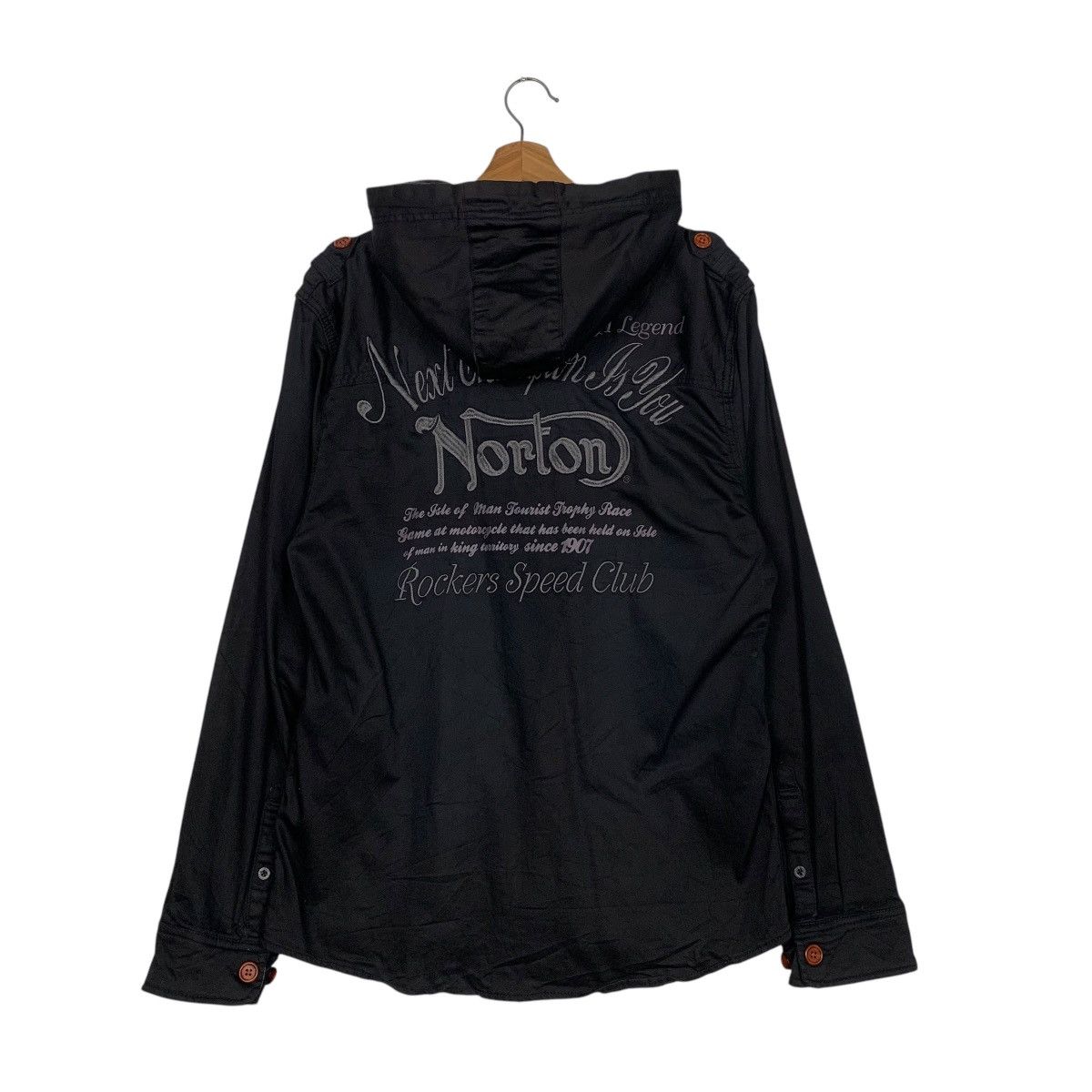 Norton Norton Motorcycle Hooded Jacket Size US L / EU 52-54 / 3 - 7 Thumbnail