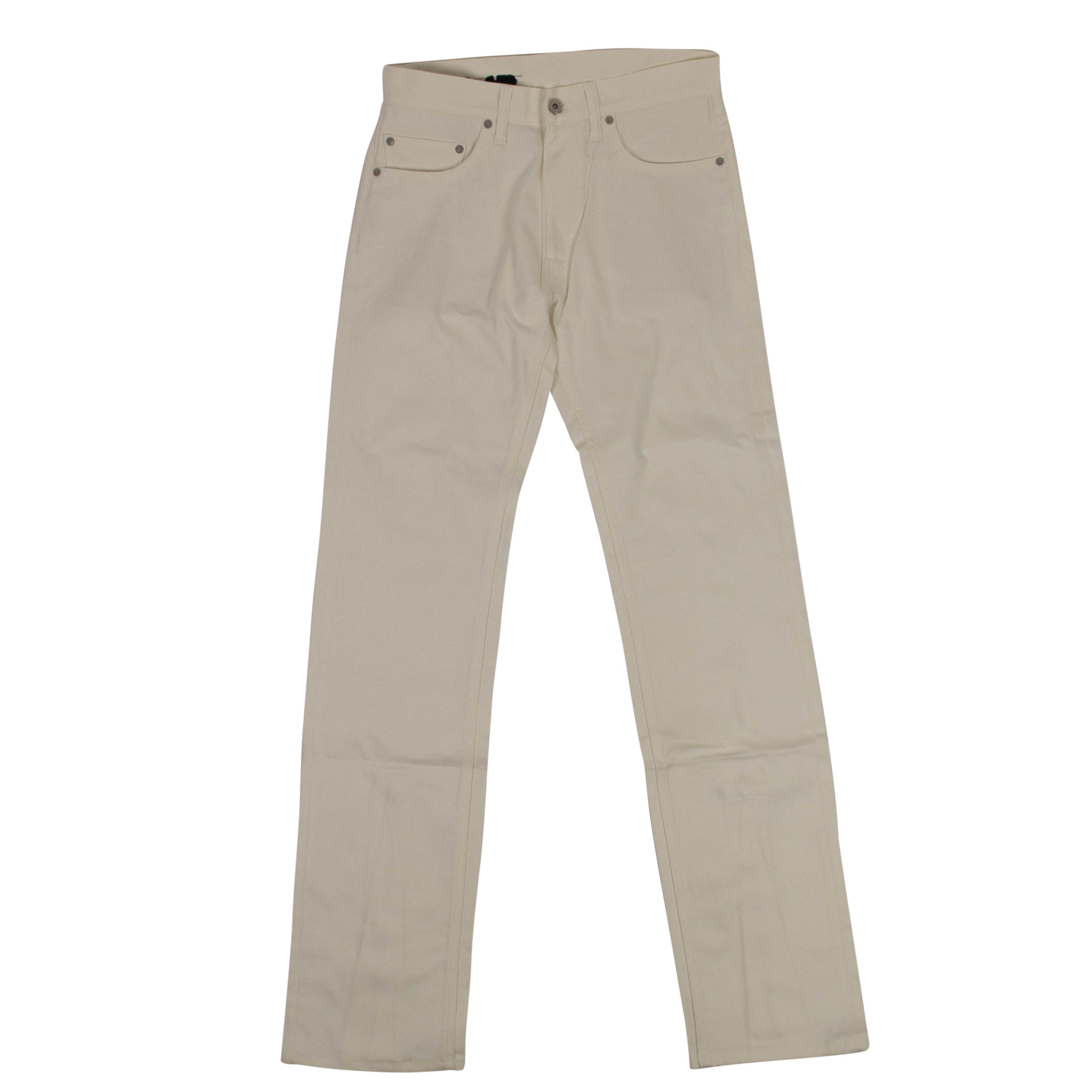 image of Vlone White Zipper Jeans Size S, Men's