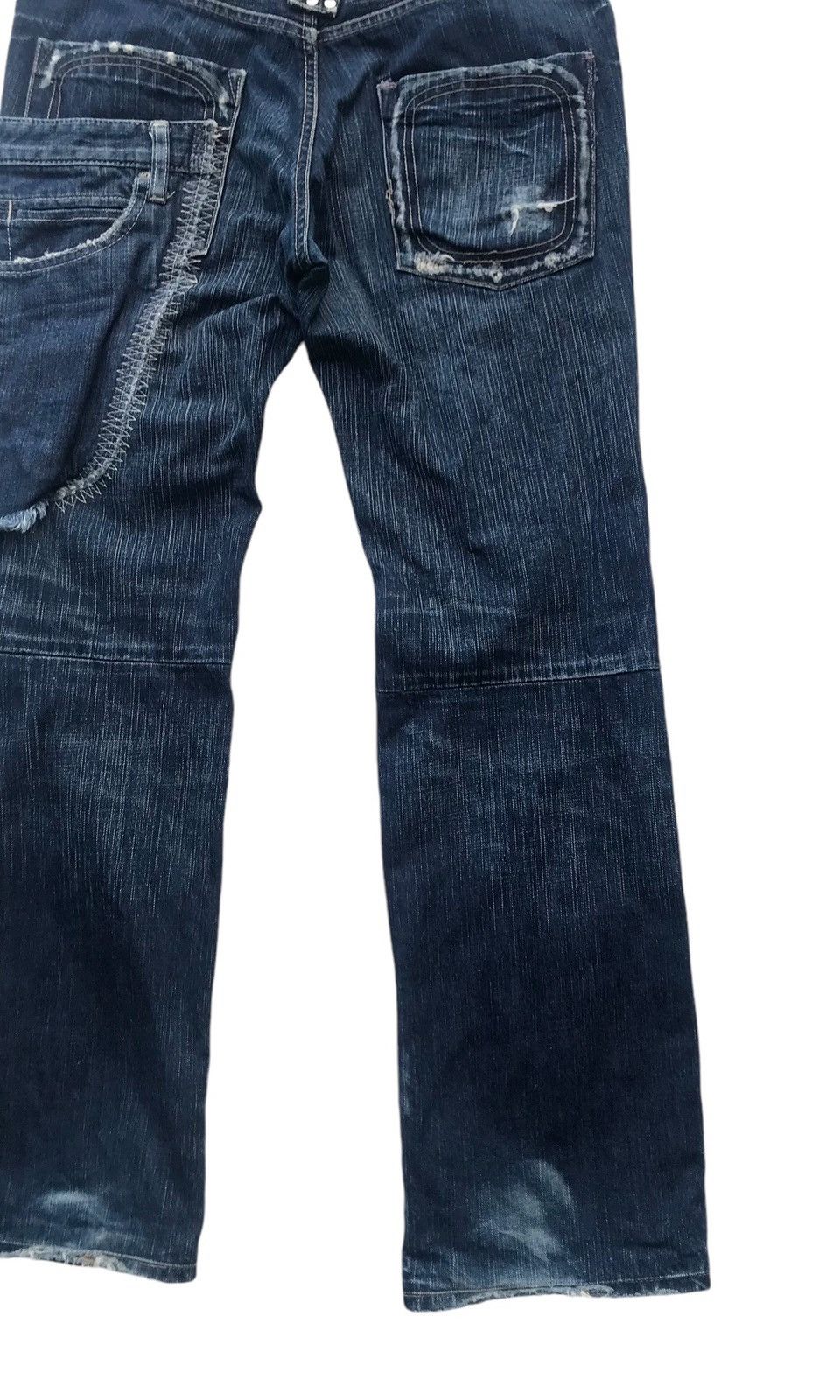 ABAHOUSE Rare Abahouse Japan Distressed Streetwear Denim Pants Size US 33 - 13 Thumbnail