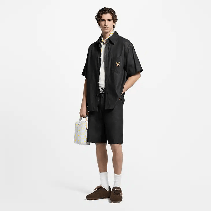 Louis Vuitton Chambray Shorts Size US 33 - 5 Thumbnail
