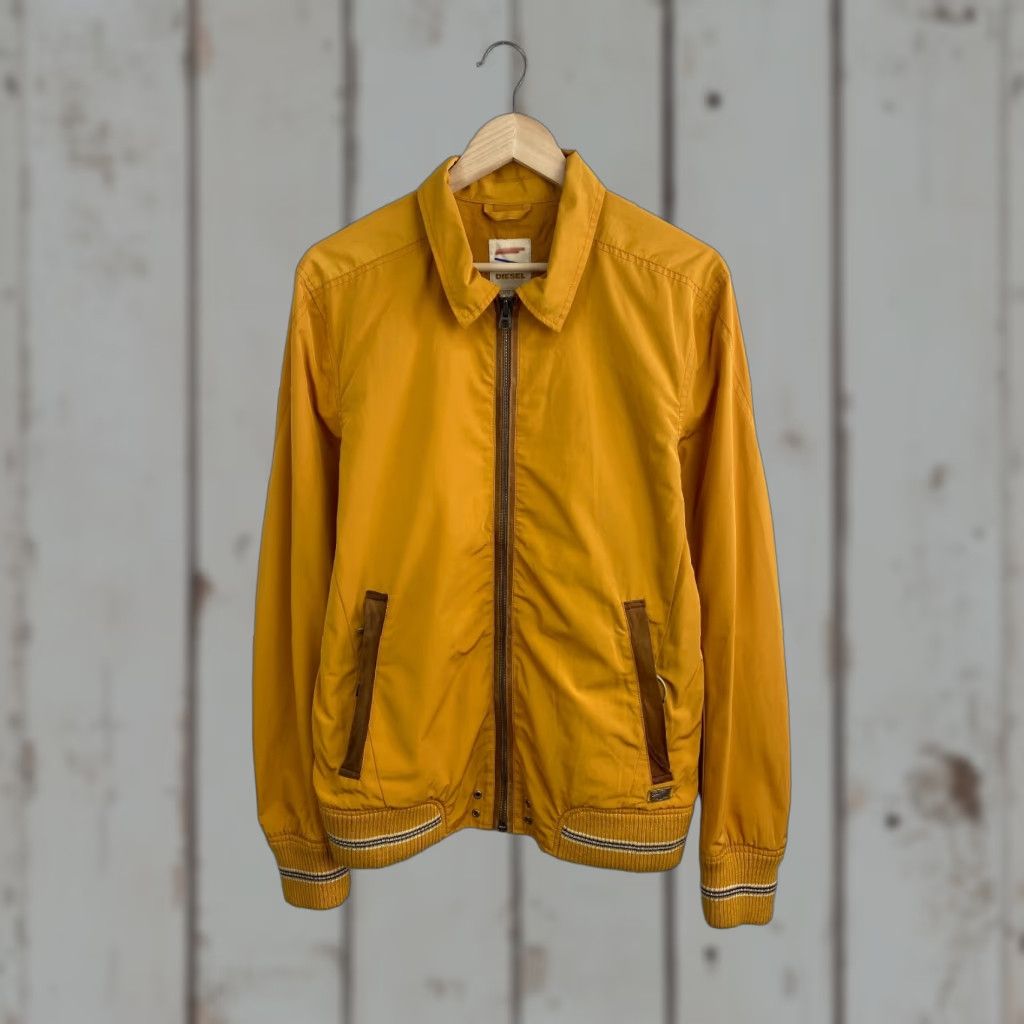 Diesel Diesel Nylon Japan Style Bomber Jacket Retro Kapital Style L Yellow Men Jacket Size US L / EU 52-54 / 3 - 1 Thumbnail