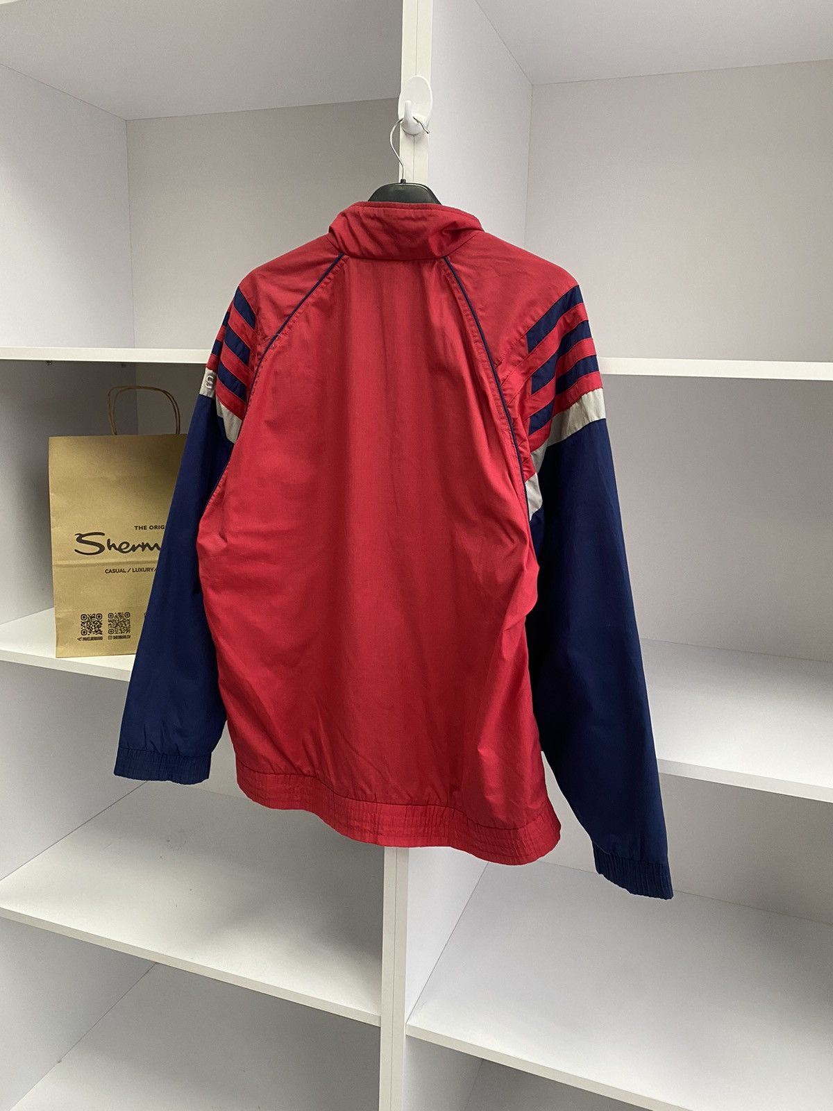 Adidas × Vintage Vintage Adidas Red 90s Style Track Jacket Size US M / EU 48-50 / 2 - 17 Thumbnail
